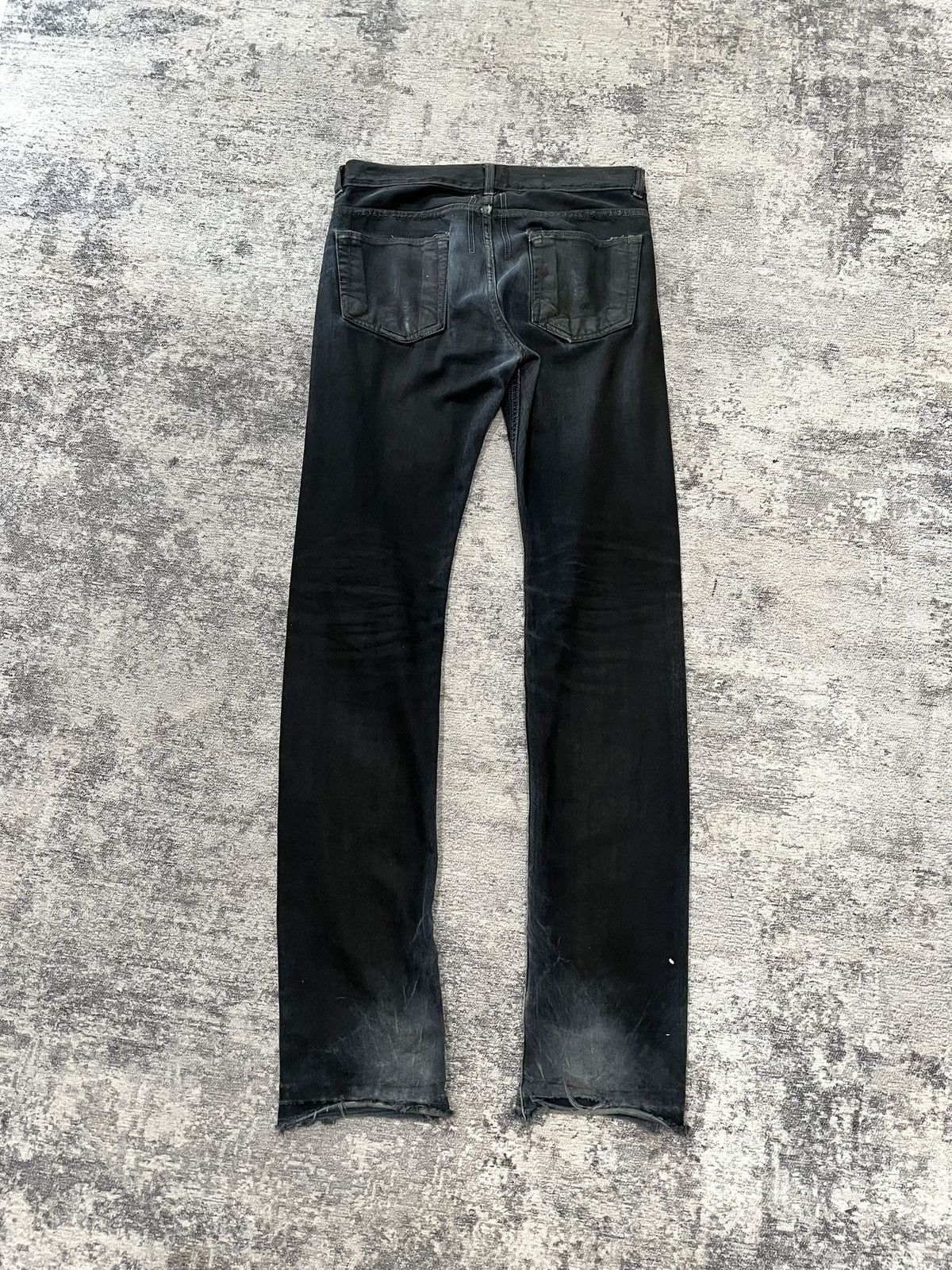 Rick Owens Rick owens olmar&mirta waxed detroit jeans Size US 30 / EU 46 - 2 Thumbnail