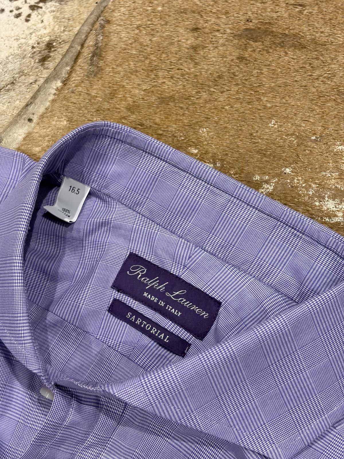 Ralph Lauren Purple Label Ralph Lauren Purple Label Dress Shirt – Lavender Check Size US L / EU 52-54 / 3 - 2 Thumbnail