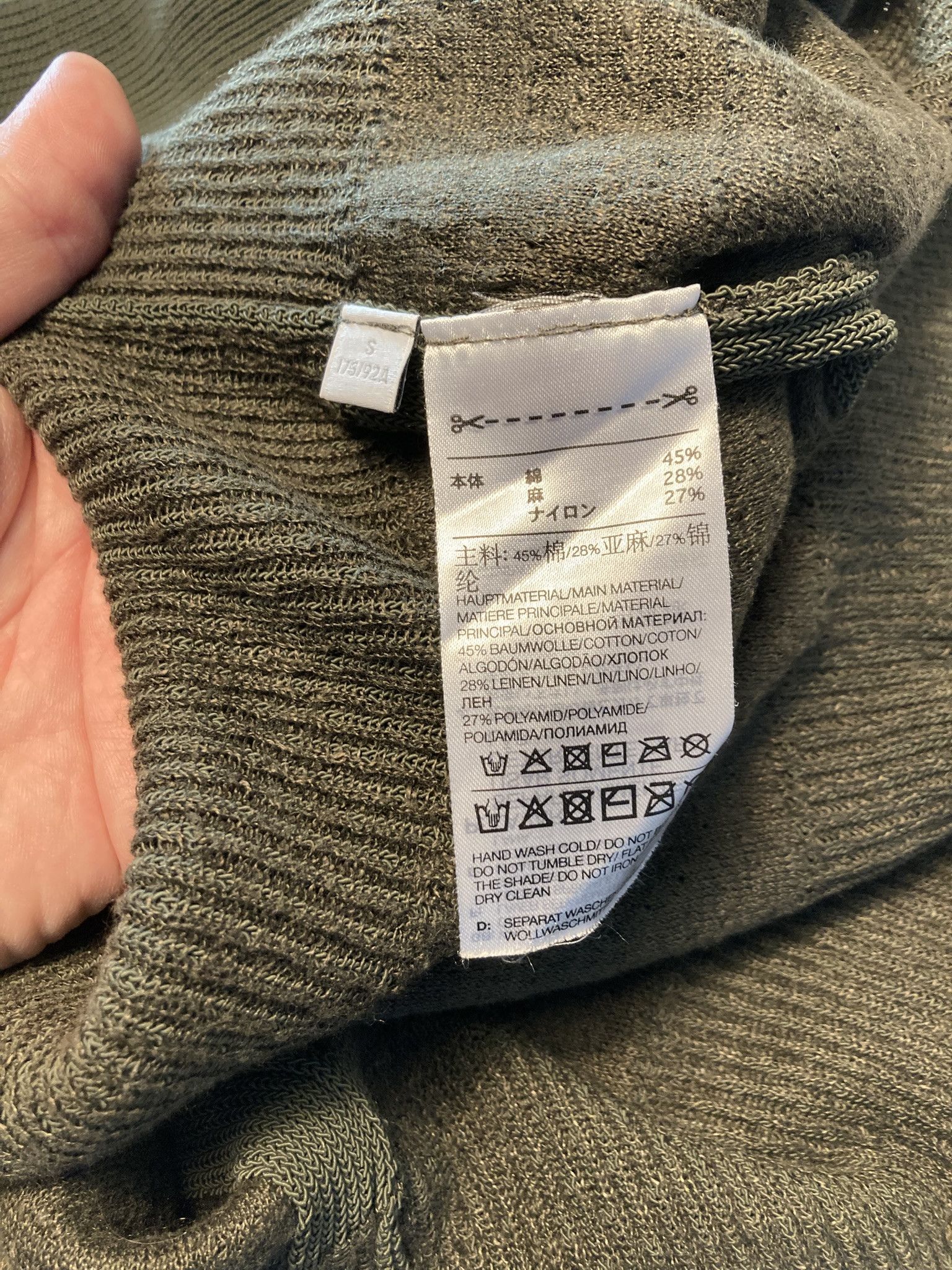 Y-3 Y-3 Linen Mix Sweater Size US S / EU 44-46 / 1 - 5 Thumbnail
