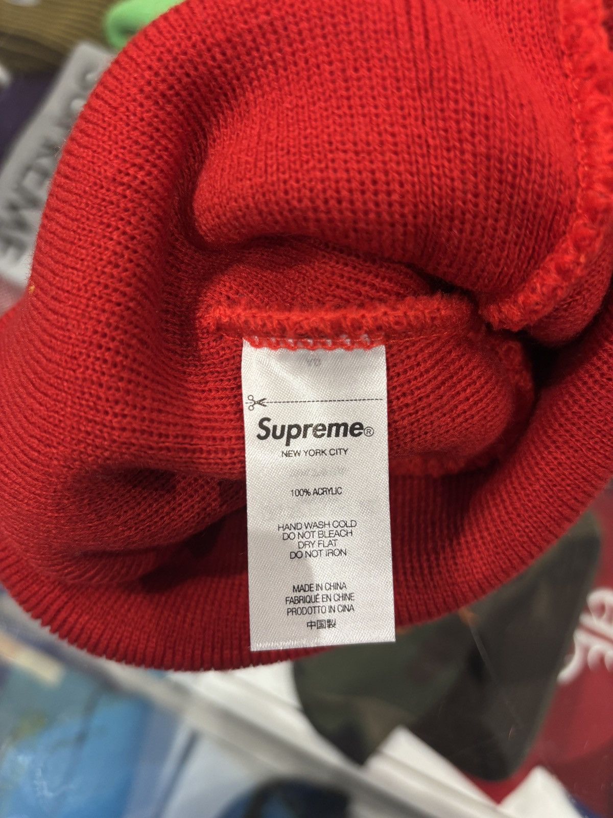 Supreme Supreme Duck Down Records Beanie Red Size ONE SIZE - 3 Thumbnail