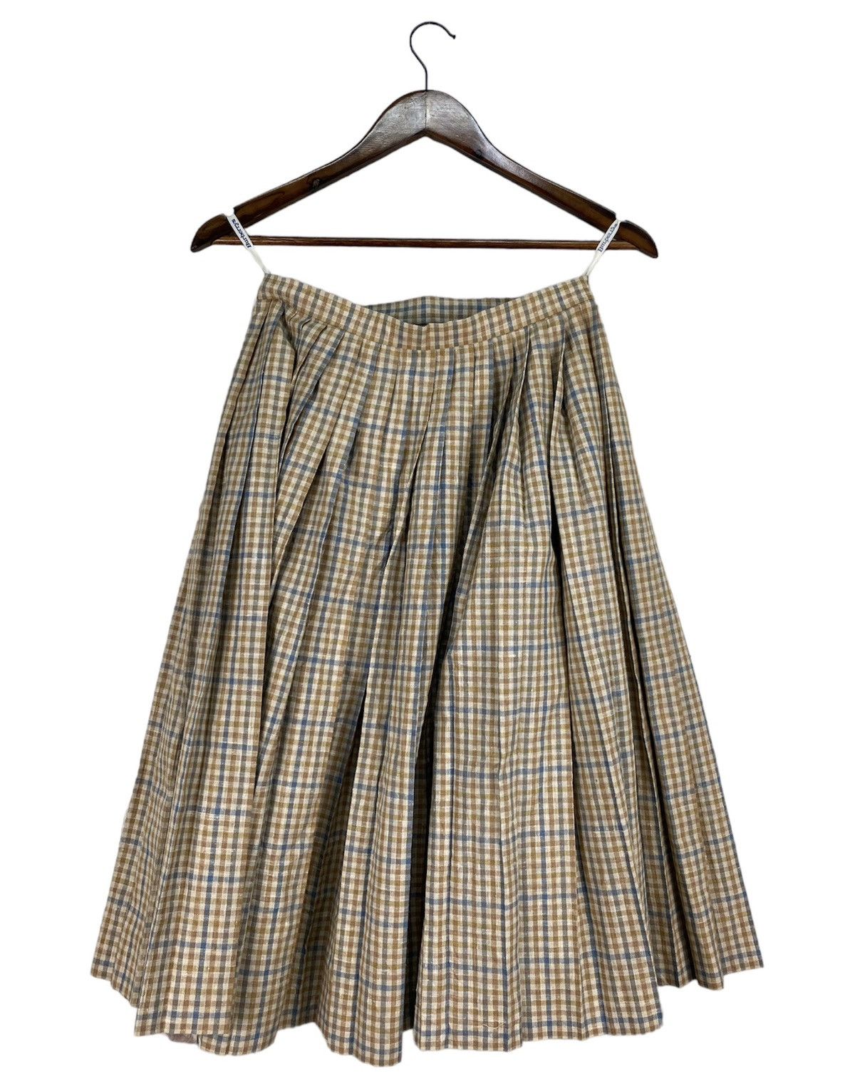 Burberry Vintage Burberrys Tartan Skirts Size 26" / US 2 / IT 38 - 2 Thumbnail