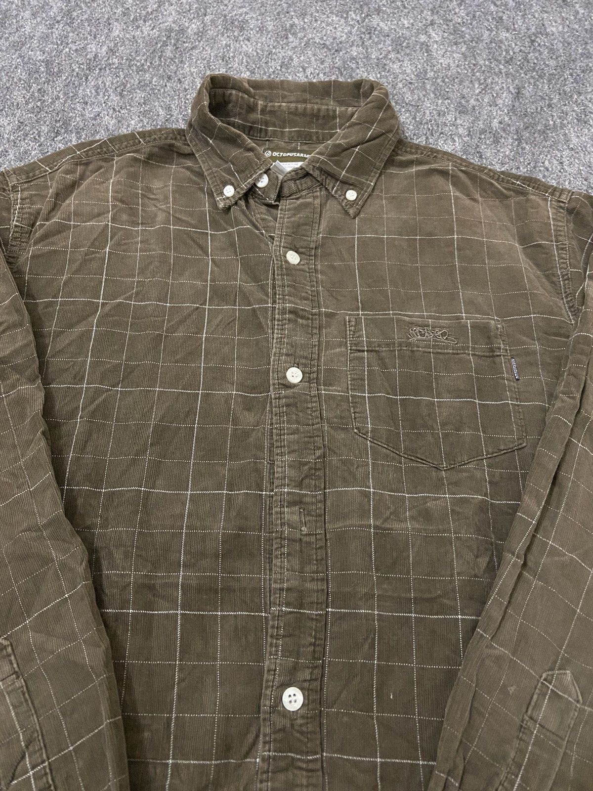 Octopus × Vintage octopus army vintage corduroy long shirt Size US L / EU 52-54 / 3 - 2 Thumbnail