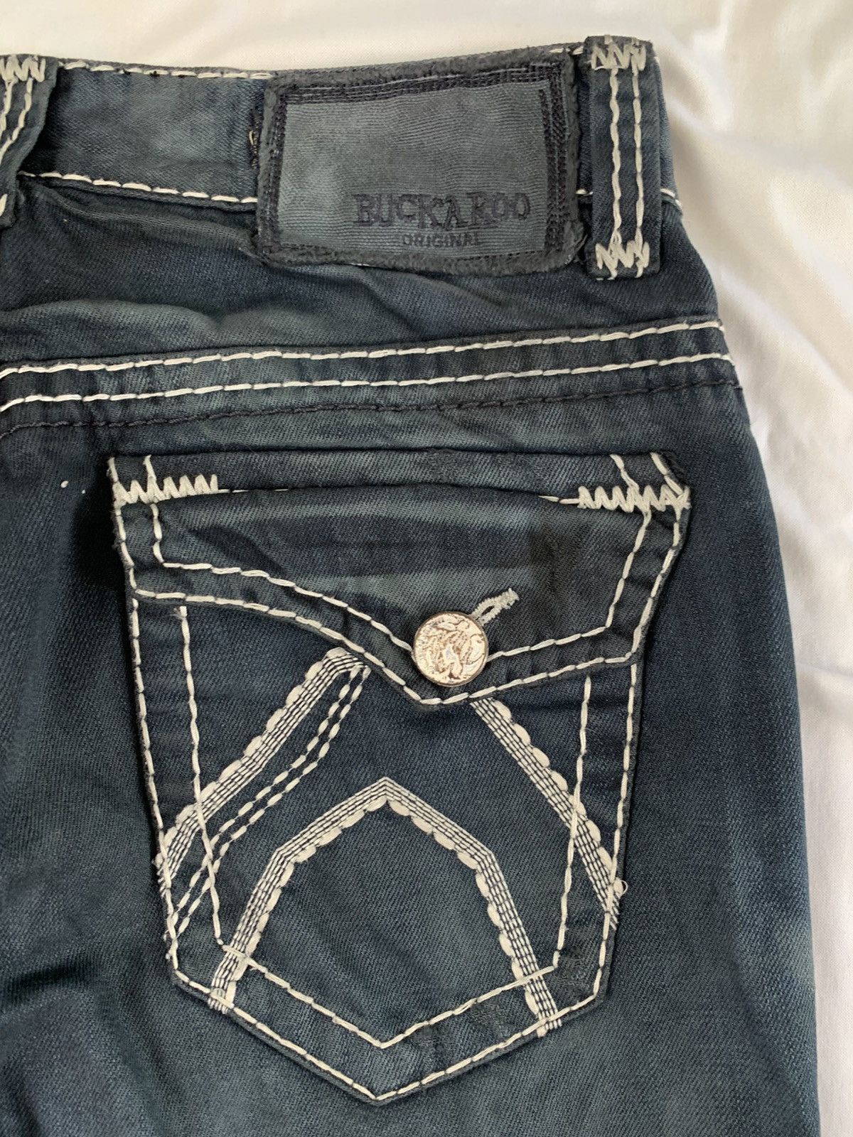 Le Grande Bleu (L.G.B.) Flare buckaroo archive jeans pant Size US 28 / EU 44 - 9 Thumbnail