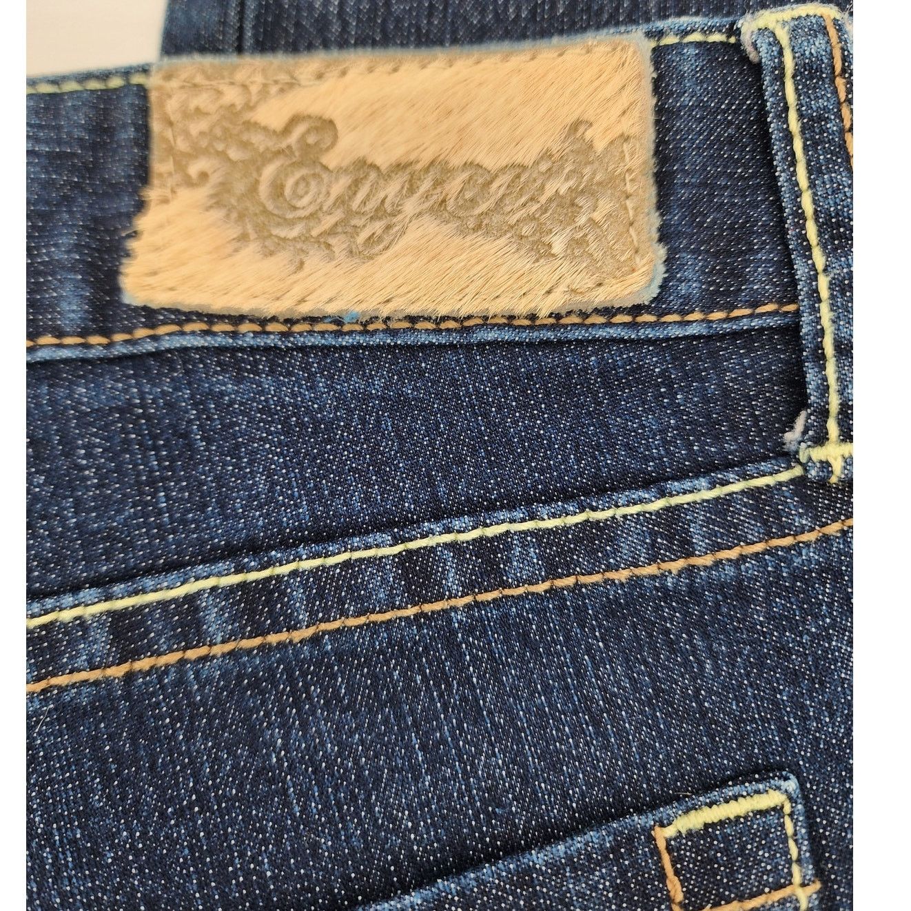 Enyce Y2K Enyce Dark Wash Embroidered Denim Jeans Women’s Size 11 Size 30" / US 8 / IT 44 - 7 Thumbnail