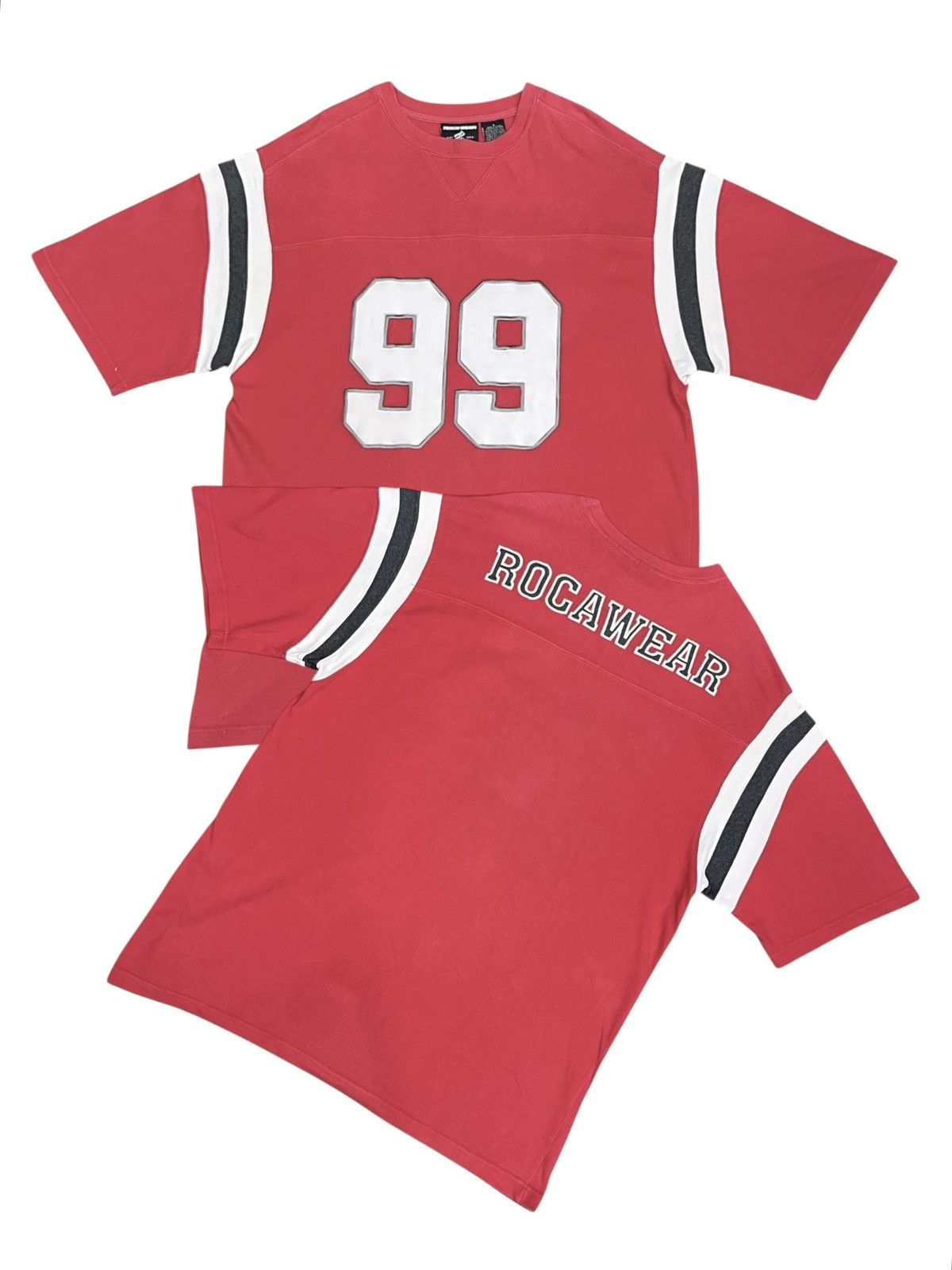 Rocawear 🔥Vintage 90’s ROCAWEAR 99 Jersey Tee Hip Hop Large Oversize Size US L / EU 52-54 / 3 - 1 Thumbnail