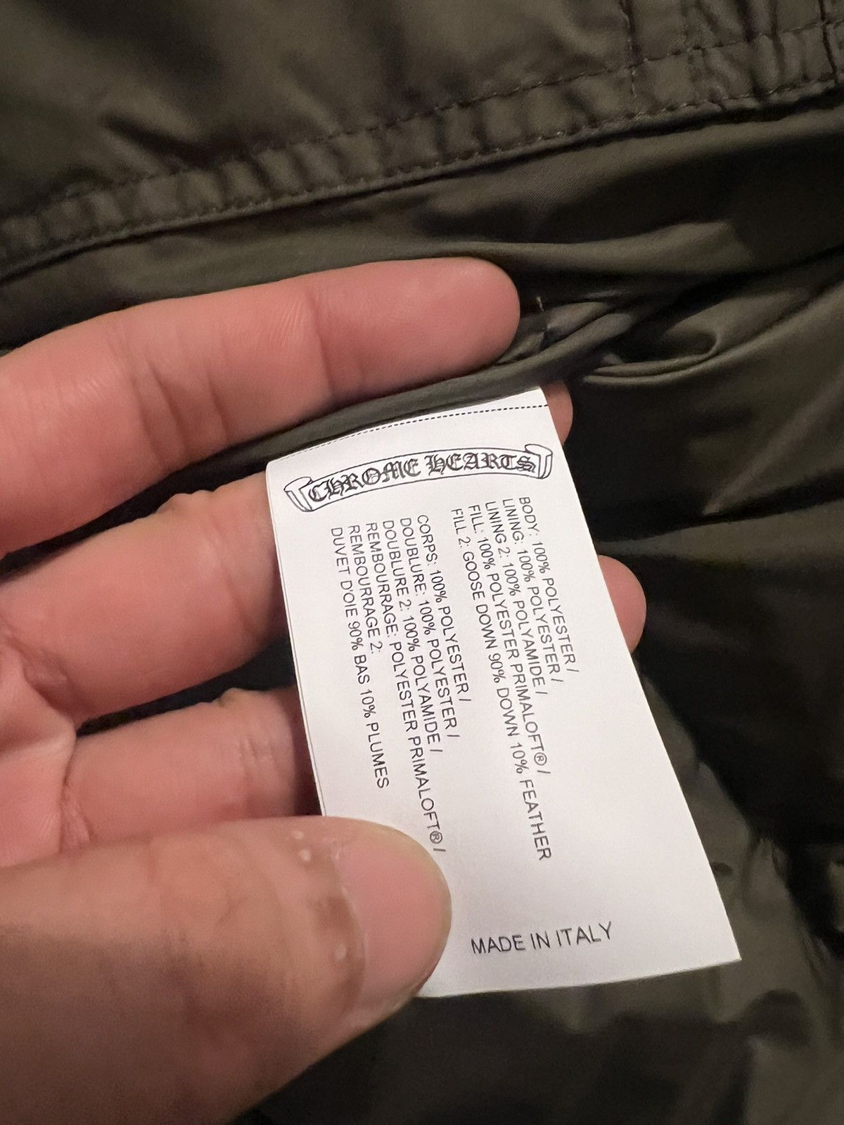 Chrome Hearts Army green plus cross pattern Stiff 2 puffer down jacket Size US S / EU 44-46 / 1 - 13 Thumbnail