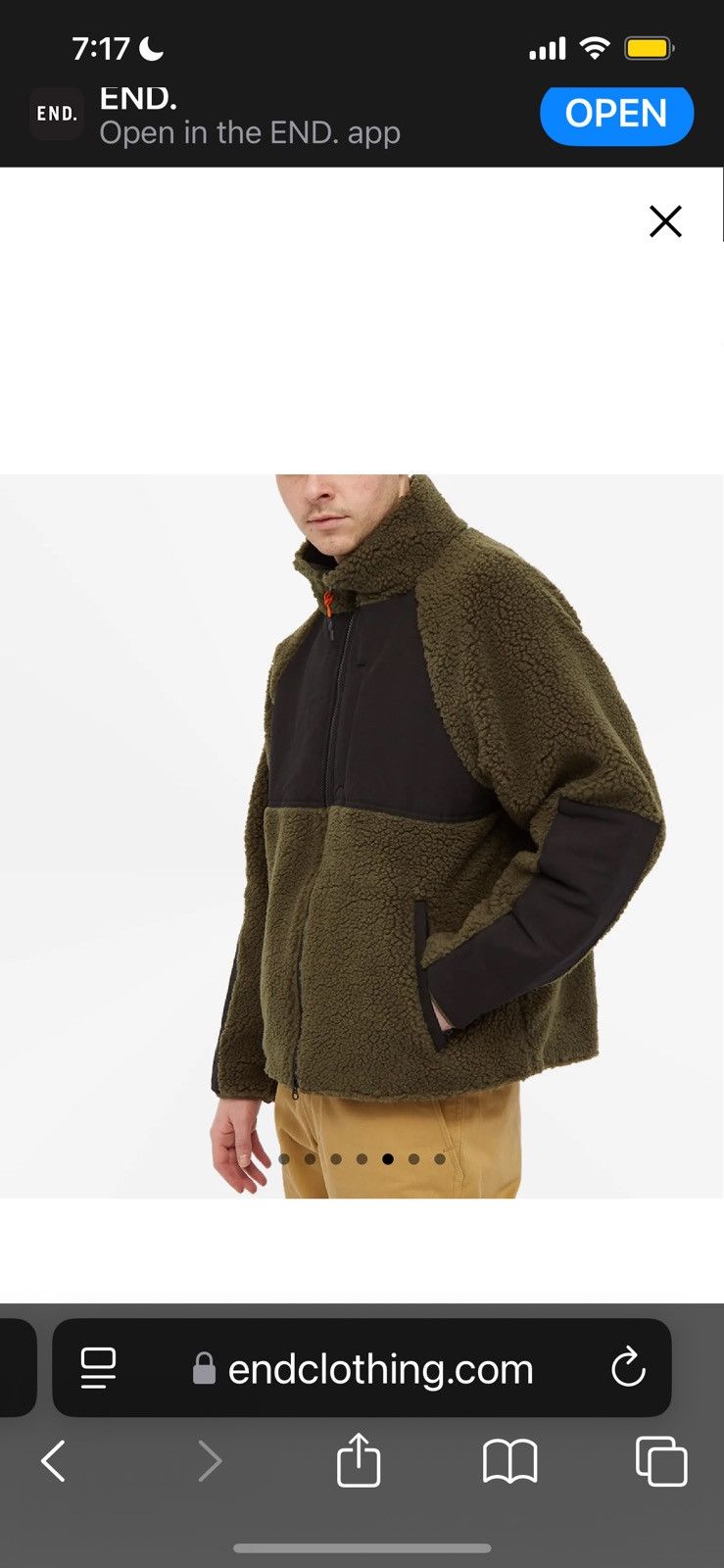 Uniform Bridge Uniform Bridge High Pile Fleece Jacket Size US L / EU 52-54 / 3 - 14 Thumbnail