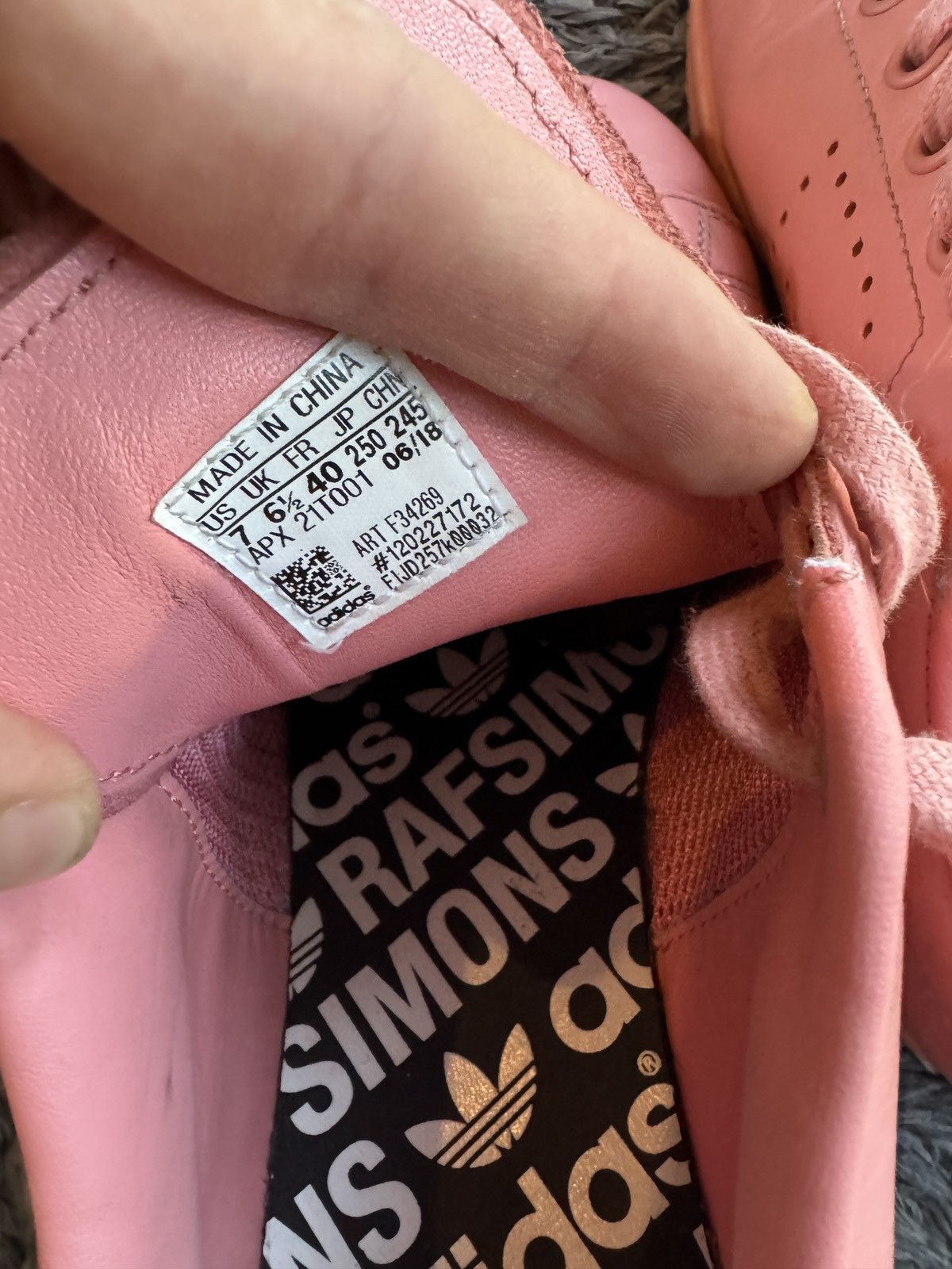 Adidas × Raf Simons Adidas x Raf Simons Stan Smith rare sneakers collaboration Size US 7 / EU 40 - 12 Thumbnail