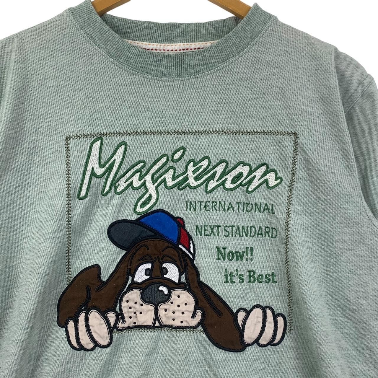 Vintage Vintage MAGIXSON JAPAN BULLDOG Embossed Tee Shirt Top Size L / US 10 / IT 46 - 5 Thumbnail