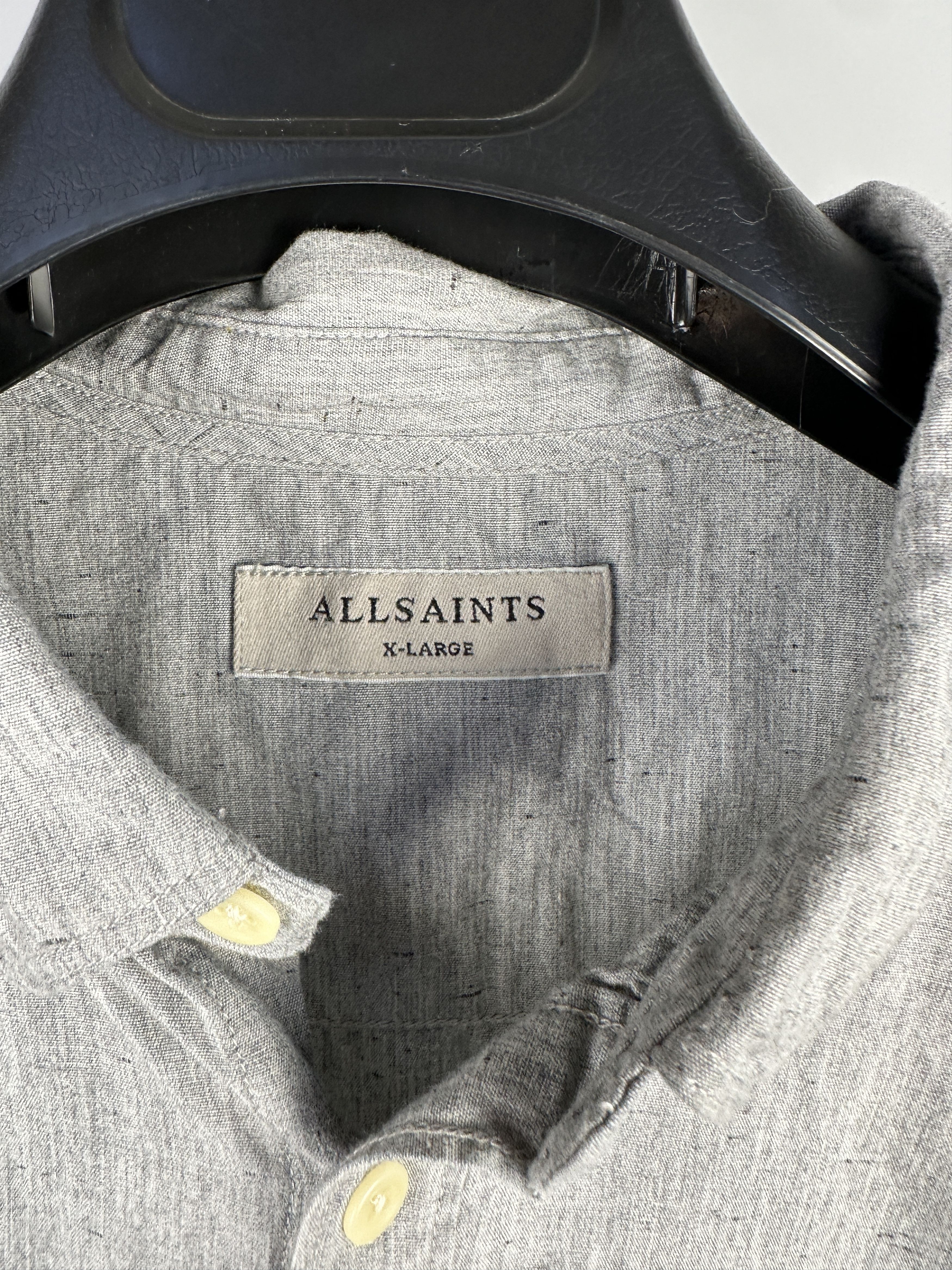 Allsaints Allsaints Button Up Short Sleeve Shirt Size US XL / EU 56 / 4 - 9 Thumbnail