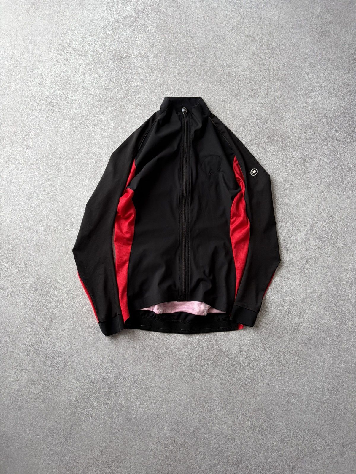 Other RRP $340 Assos Cycling Tiburu Jacket Laalalai Red Black Zip Size M / US 6-8 / IT 42-44 - 1 Thumbnail