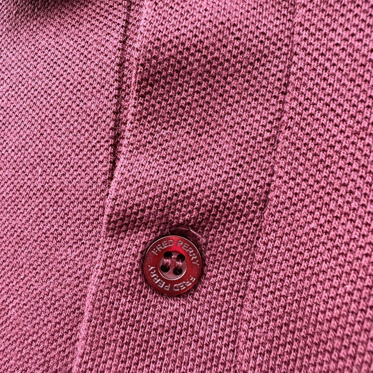 Other FRED PERRY 'M12' Classic Twin Tapped Maroon Polo Tee ENGLAND Size US M / EU 48-50 / 2 - 9 Thumbnail