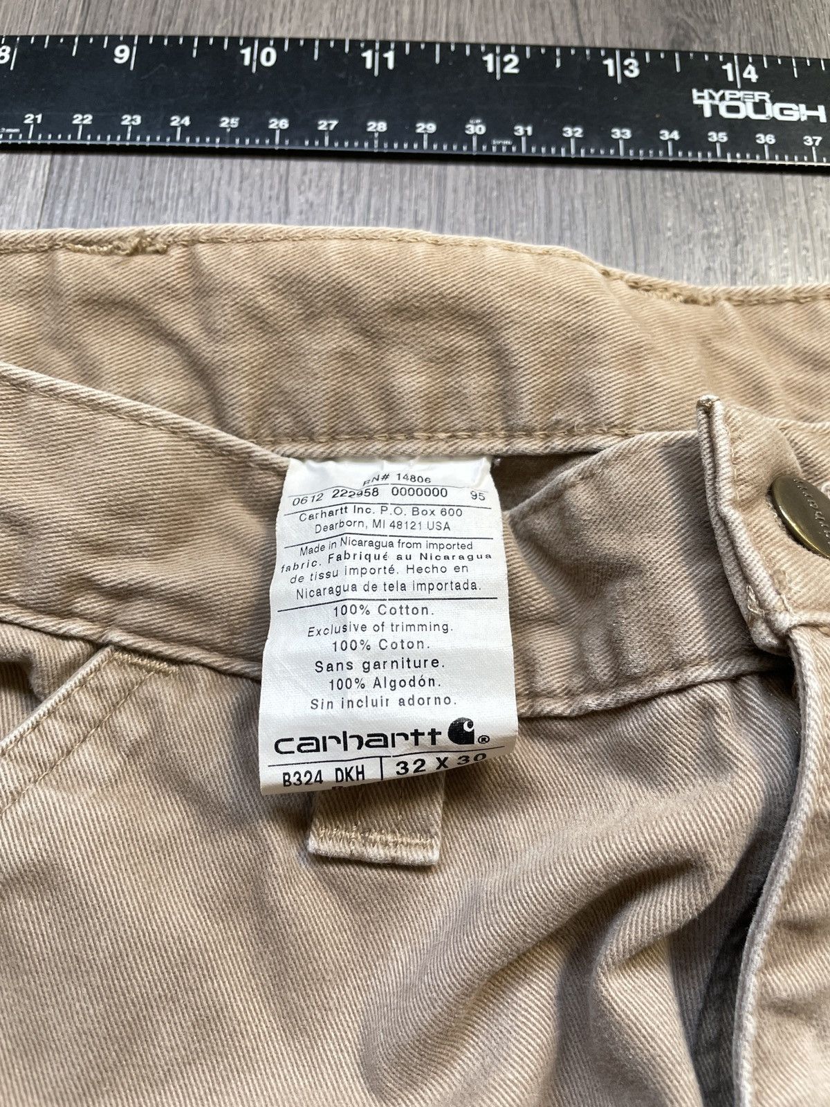 Carhartt Carhartt “Painted” Relaxed Fit Chino Pants Denim (Sz.32) Size US 32 / EU 48 - 2 Thumbnail