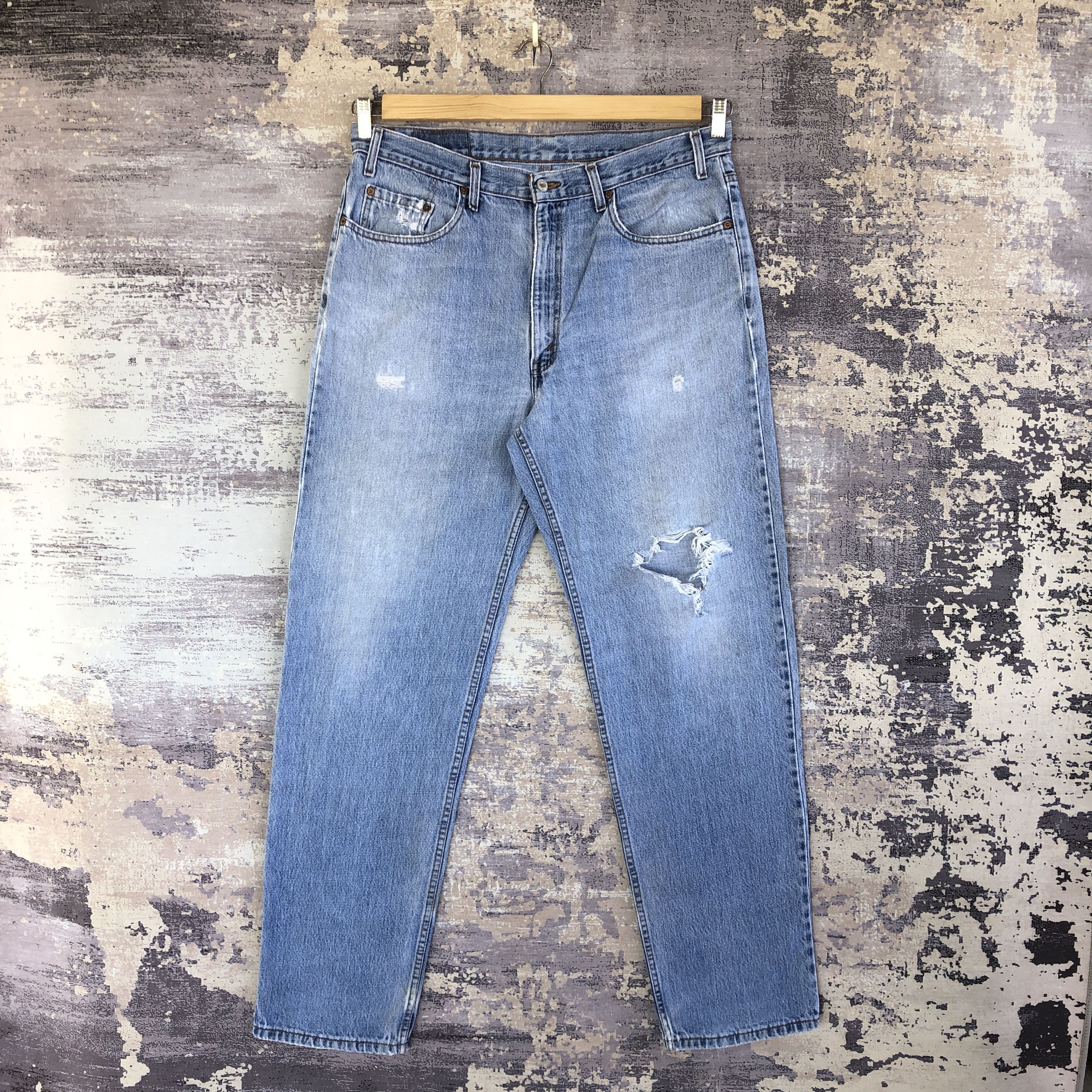 Levi's Vintage Levi's 550 Distressed Blue Jeans Denim Pants Size US 36 / EU 52 - 1 Thumbnail