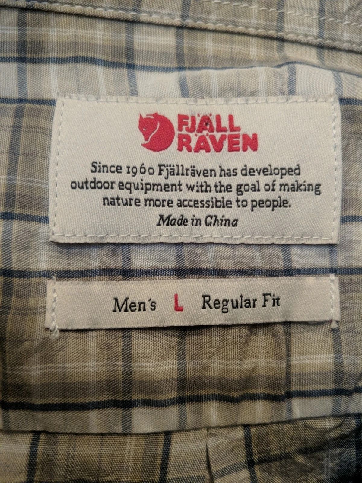 Fjallraven Fjallraven Shirt L Plaid Abisko Cool Regular Fit Size US L / EU 52-54 / 3 - 3 Thumbnail
