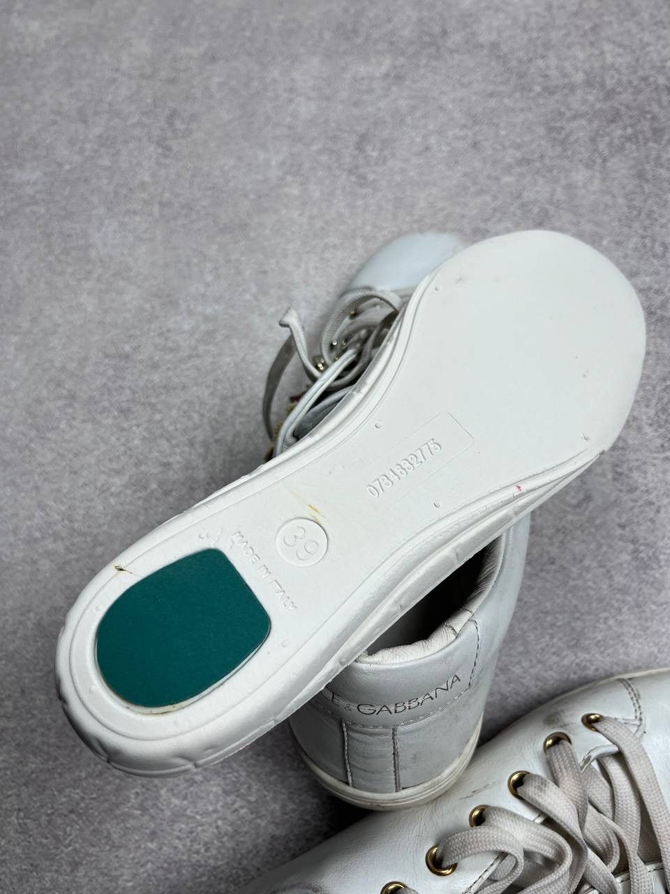 Dolce & Gabbana Vintage Dolce&Gabbana Heart Leather Low Top Sneakers 39 Size US 9 / IT 39 - 6 Thumbnail