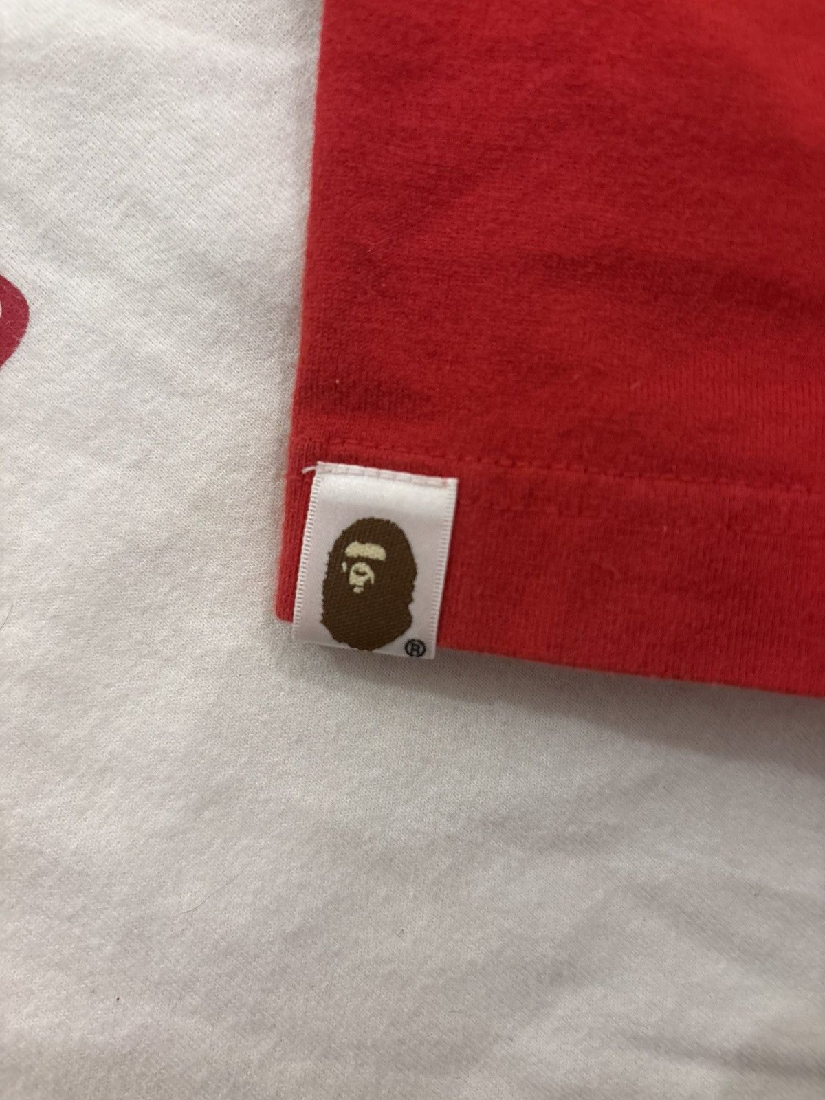 Bape Bape Quarter Sleeve Tee Shirt Size US XL / EU 56 / 4 - 6 Thumbnail