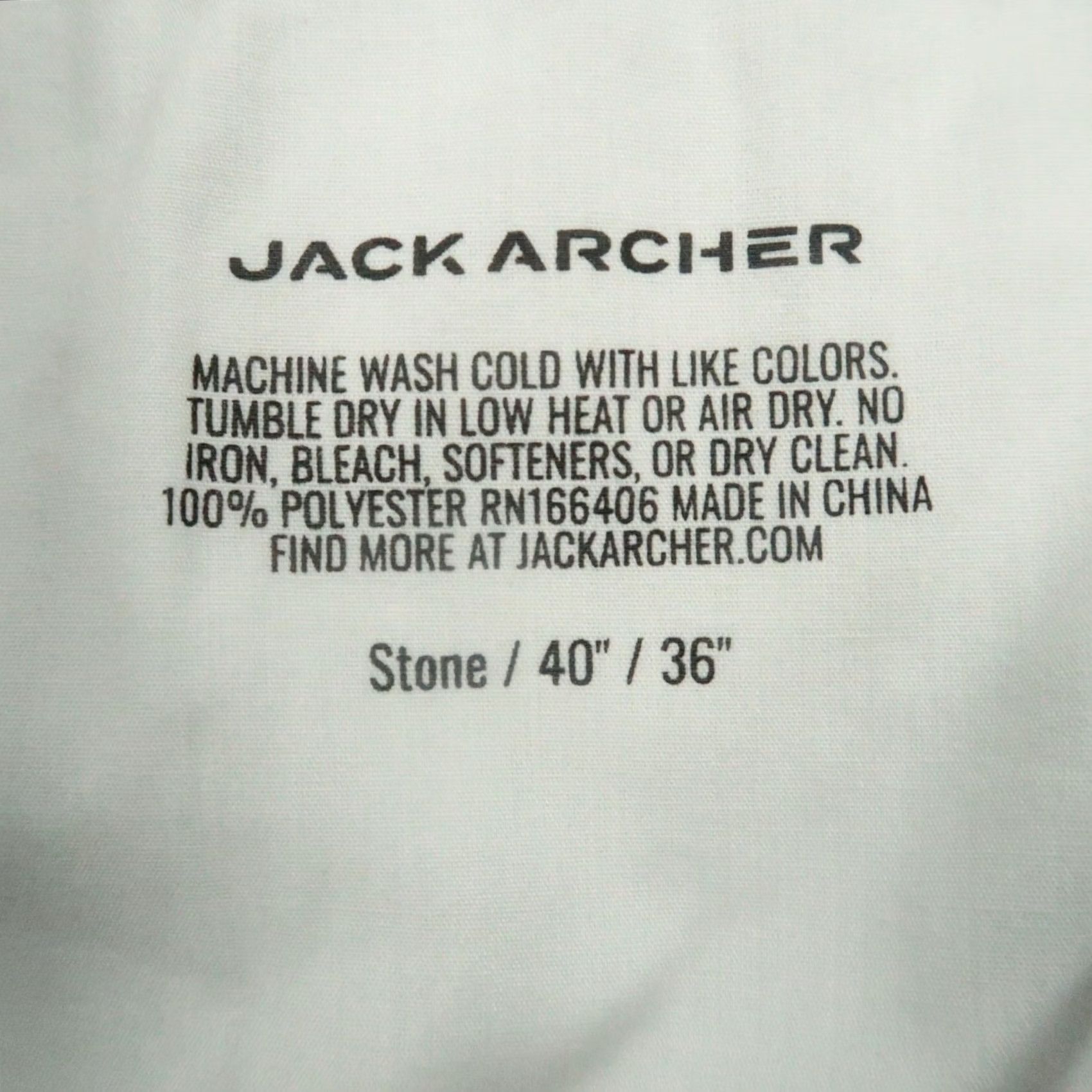 Vintage Jack Archer Pants Mens 40x36 Chino Performance Tech Straight Trouser Beige Stone } Size US 40 / EU 56 - 4 Thumbnail