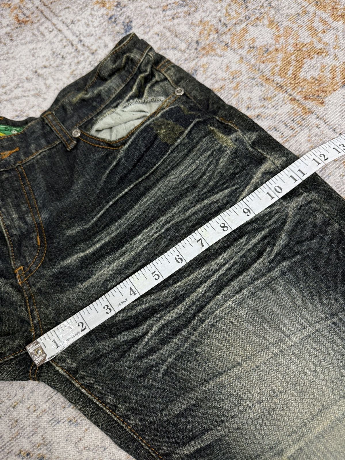 Tornado Mart Dong san y2k style denim pants Size US 34 / EU 50 - 11 Thumbnail