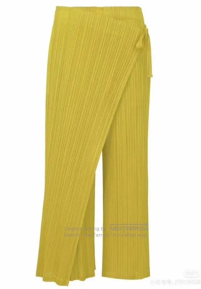 Issey Miyake Issey Miyake size:3 Yellow Pants Size 23" - 1 Thumbnail