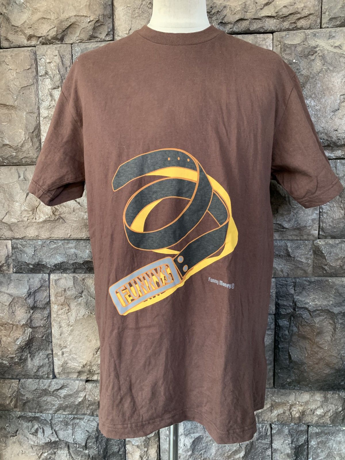 Japanese Brand × Vintage Vintage 90s Funny Money Graphics Art / Streetwear T shirt Size US L / EU 52-54 / 3 - 1 Thumbnail