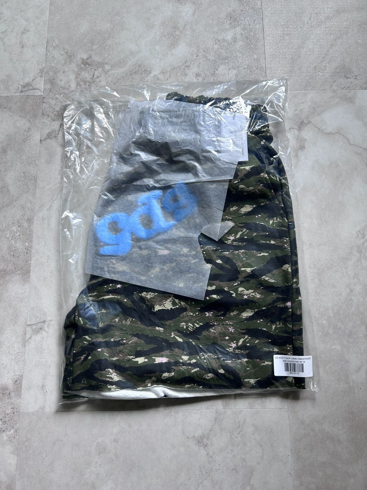 Sp5der × Young Thug Sp5der OG Web Tiger Camo Sweatshorts Size M Size US 32 / EU 48 - 5 Thumbnail
