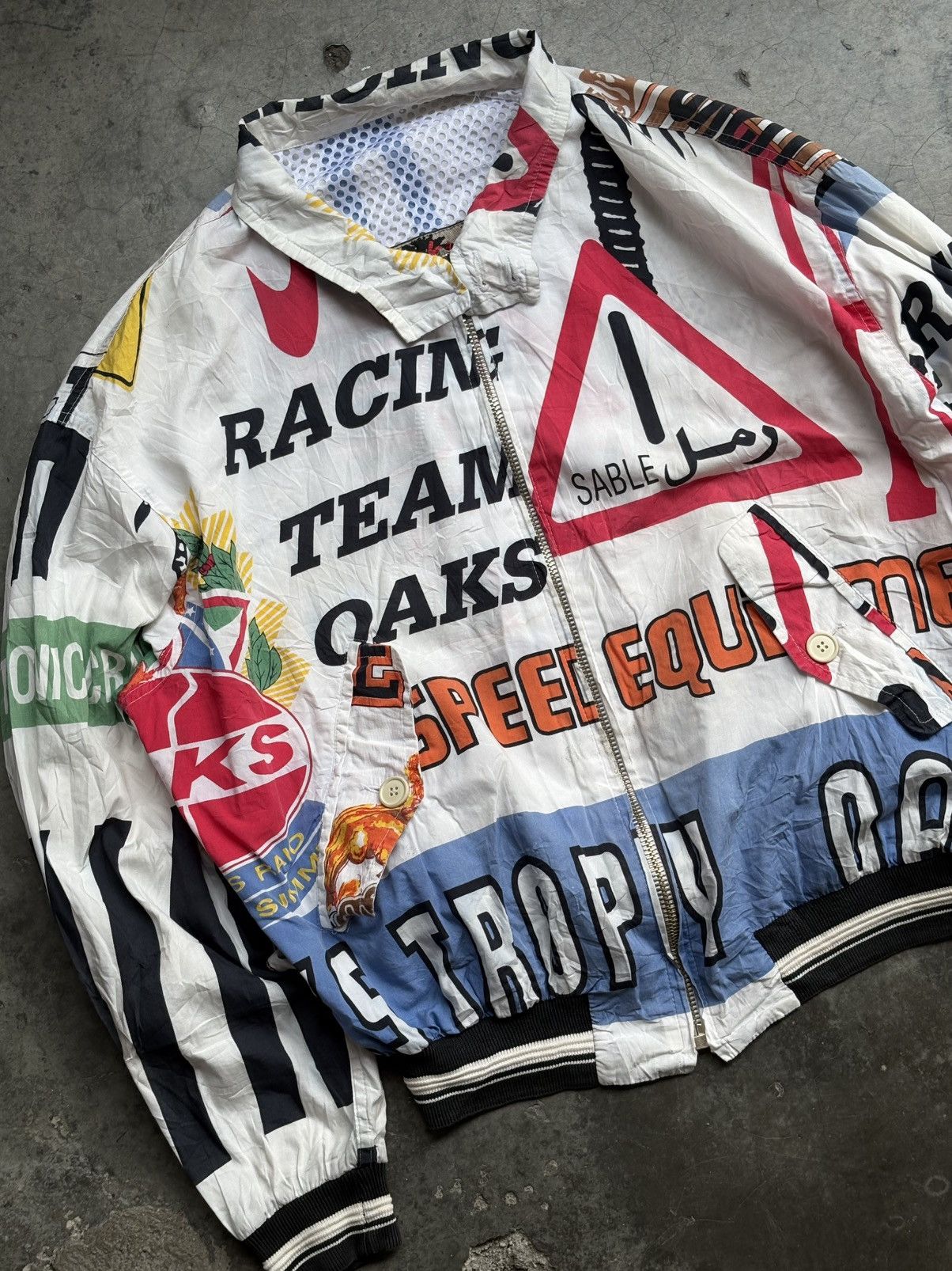 Ferre × Vintage Rare Vintage 70s oaks by ferre overprint casual jacket Size US XL / EU 56 / 4 - 3 Thumbnail
