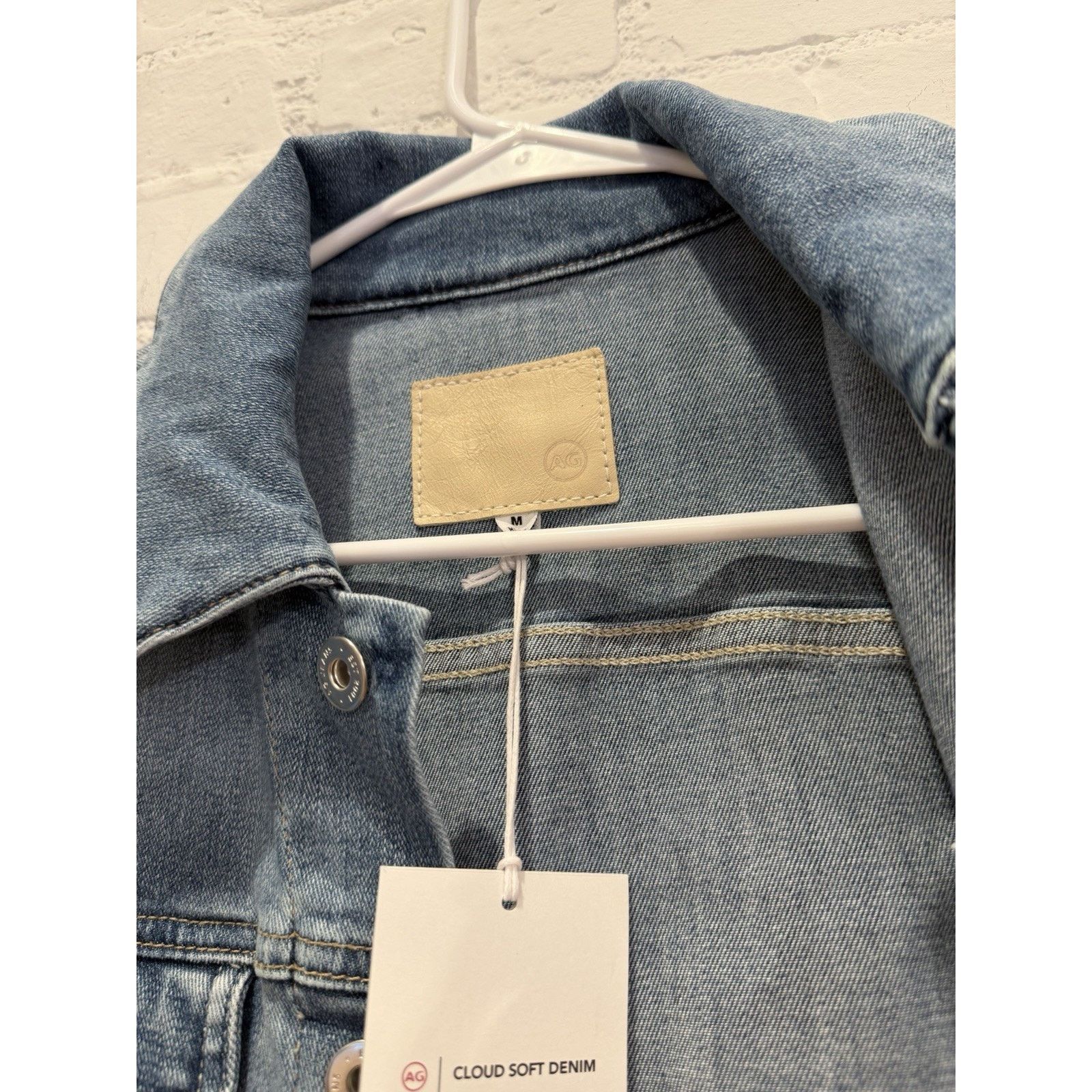 AG Adriano Goldschmied NWT Adriano Goldschmied Robyn Denim Jacket Size M *$225* Size M / US 6-8 / IT 42-44 - 3 Thumbnail