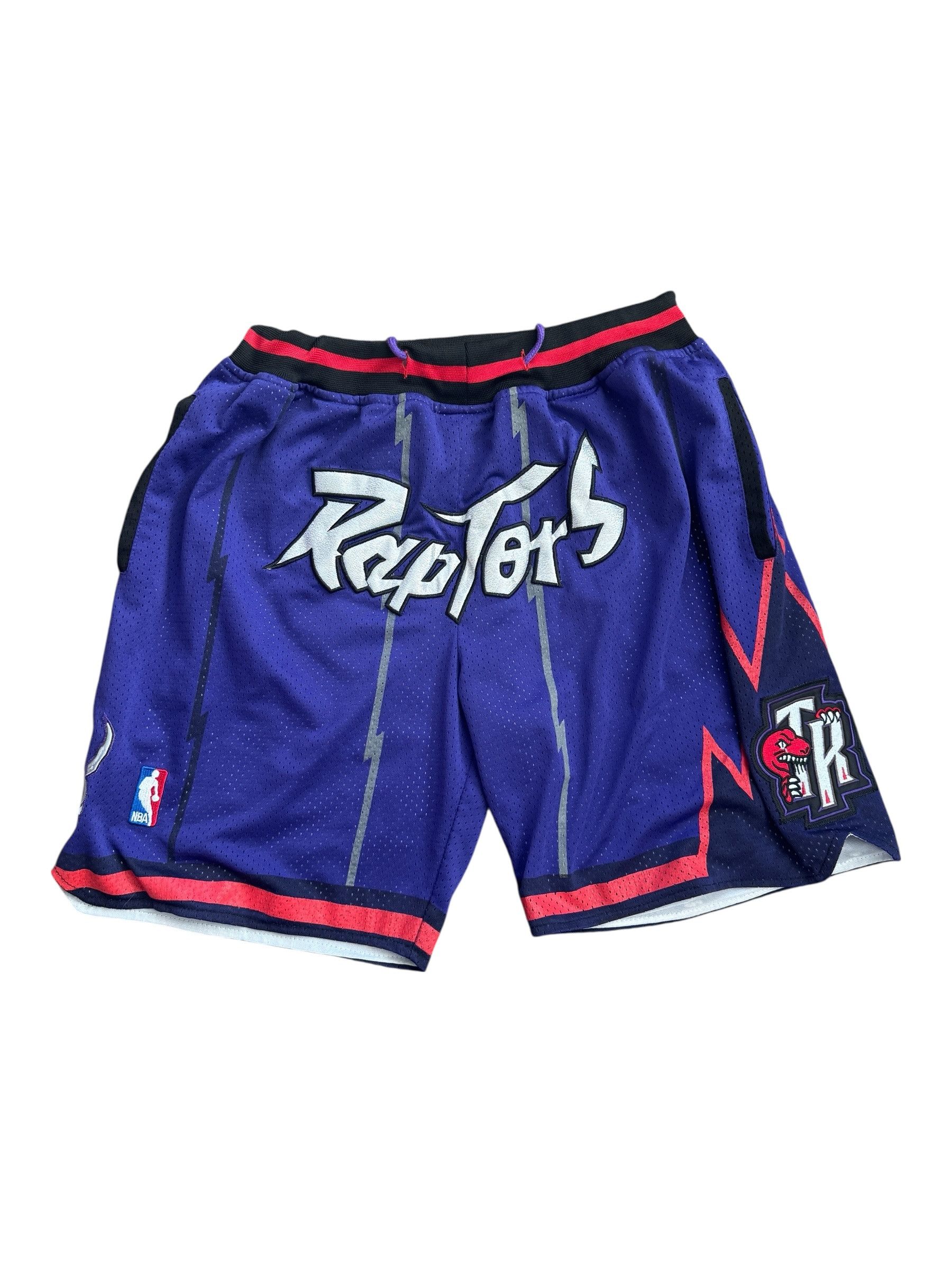 Vintage 90s NBA Toronto Raptors Basketball Shorts 98 - 99