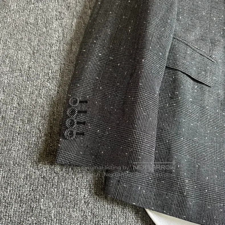 Dior Dior Silver full of stars, gun collar, suit Size 50R - 2 Thumbnail