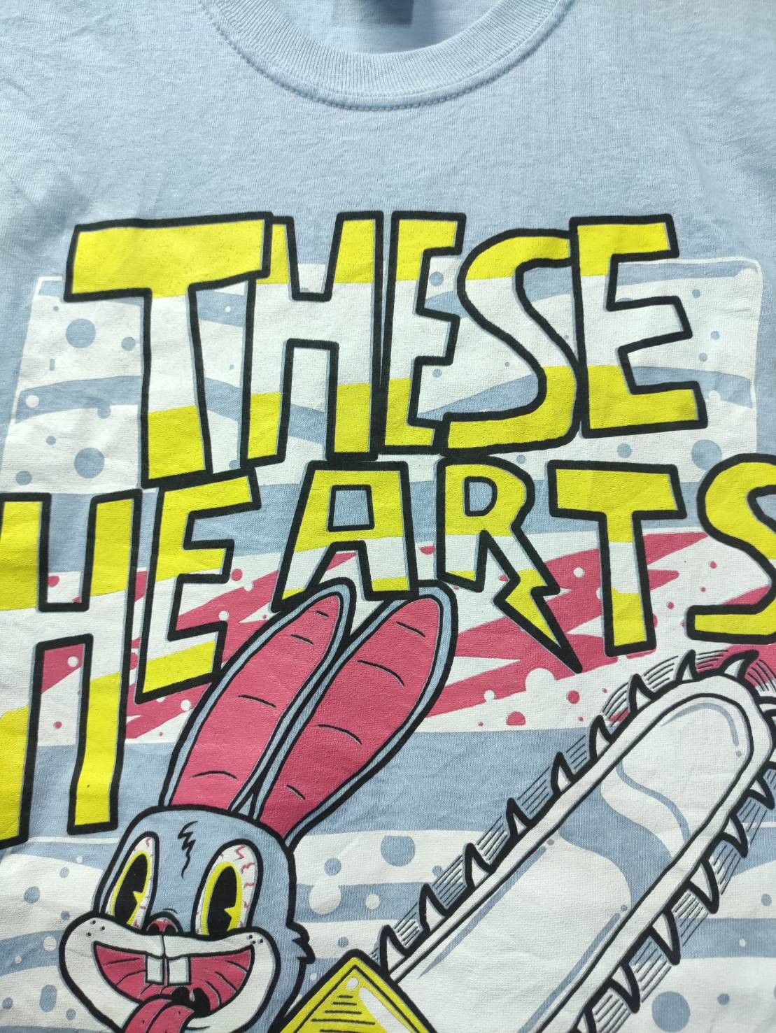 Band Tees Vtg 00's These Hearts Band " Rabbit Killer " T-Shirt Size US S / EU 44-46 / 1 - 3 Thumbnail