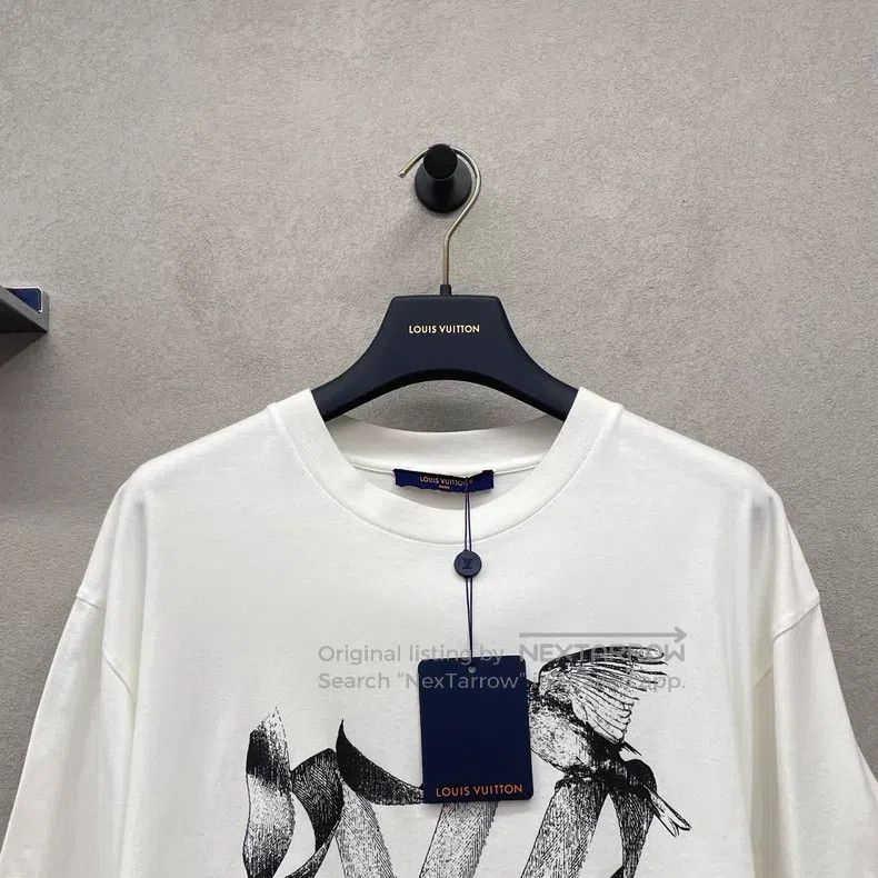 Louis Vuitton Louis Vuitton White Flying Pigeon Short Sleeve Size US M / EU 48-50 / 2 - 4 Thumbnail