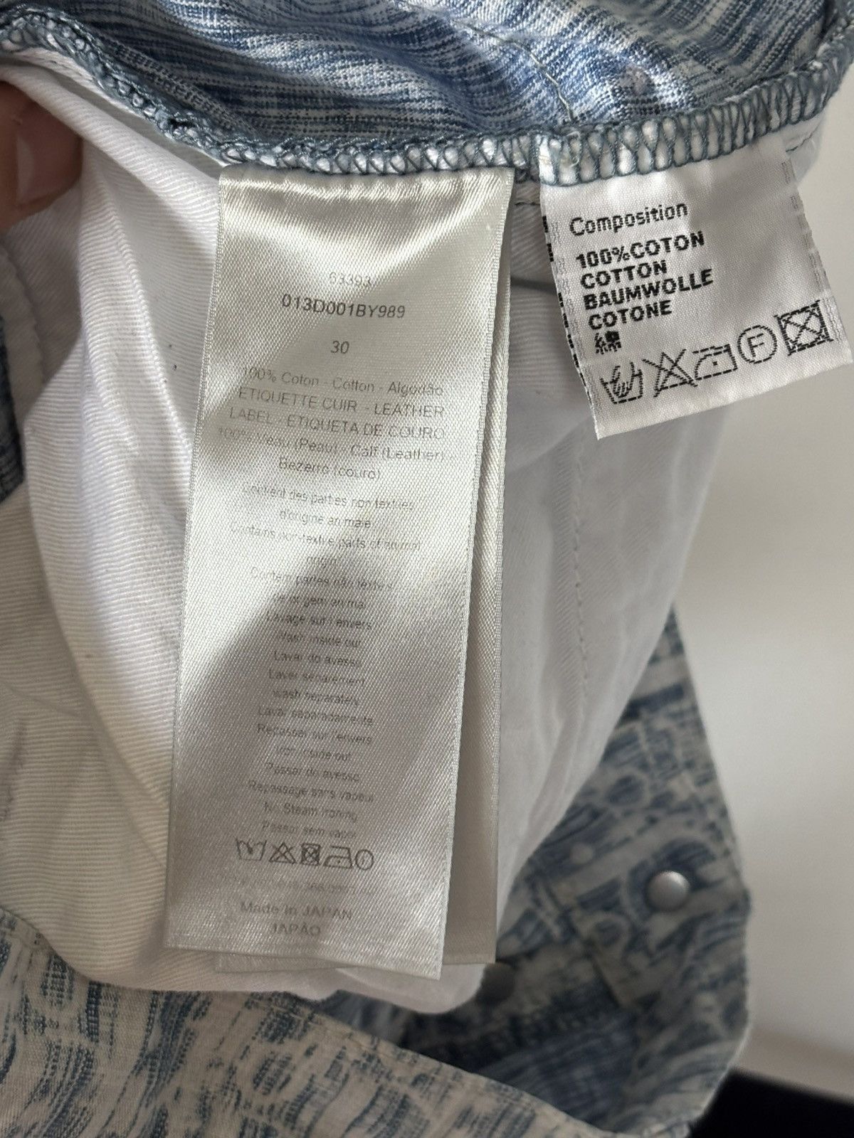 Dior Dior Oblique Denim Jeans Size US 30 / EU 46 - 9 Thumbnail