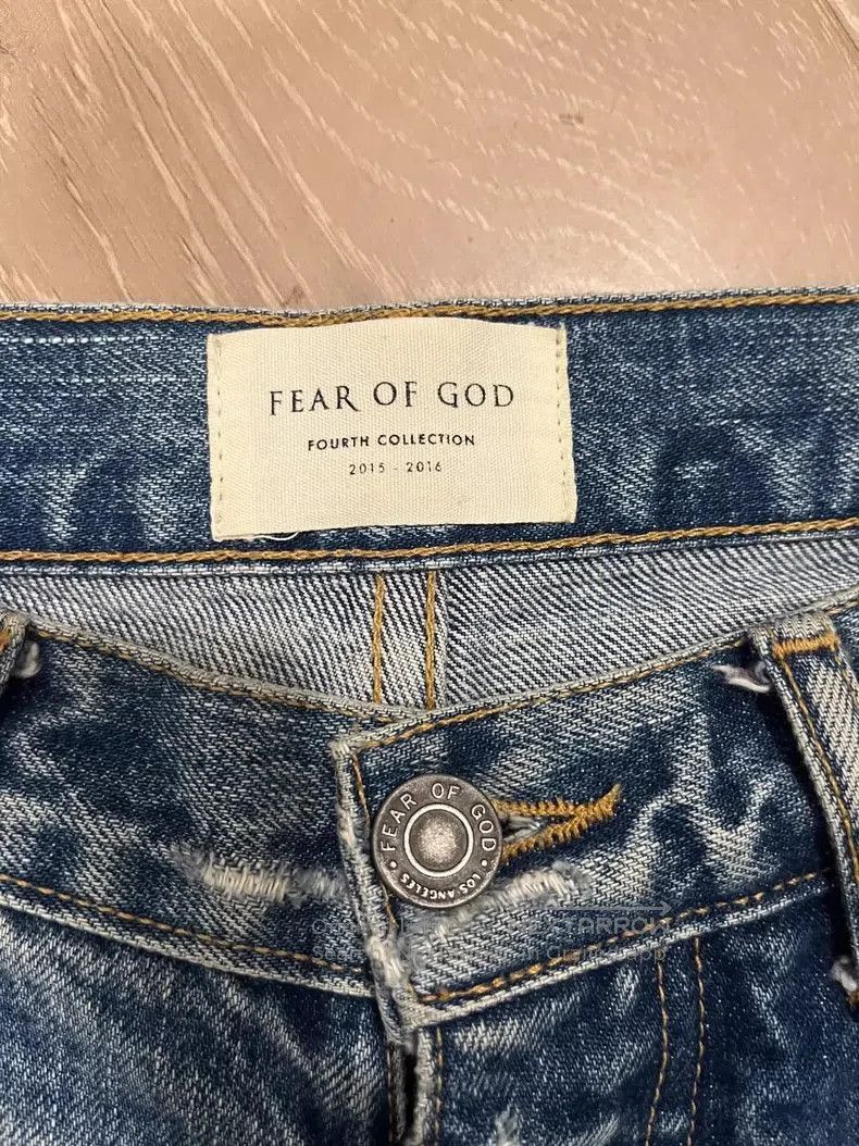 Fear of God Fear of God 4th OG Blue Jeans. Size US 28 / EU 44 - 4 Thumbnail