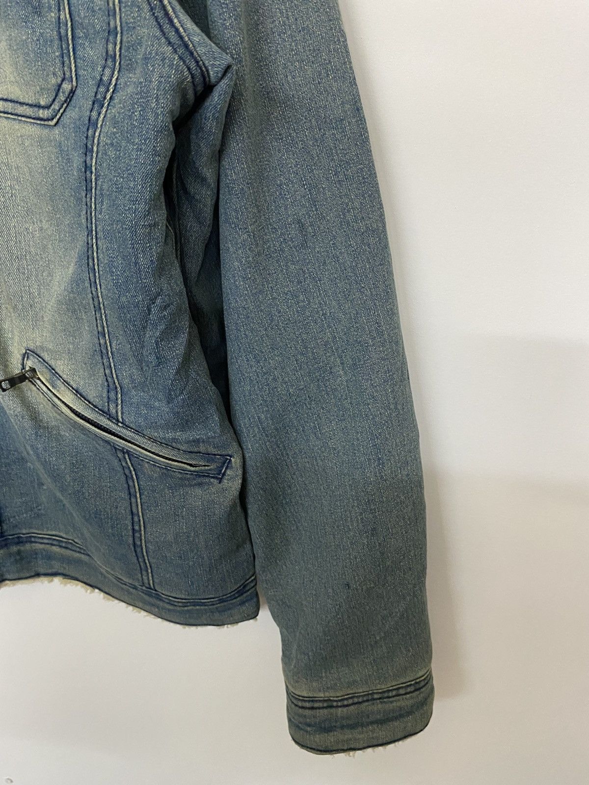 In The Attic Rare 2000s In The Attic Sherpa Denim Jacket Size US L / EU 52-54 / 3 - 4 Thumbnail