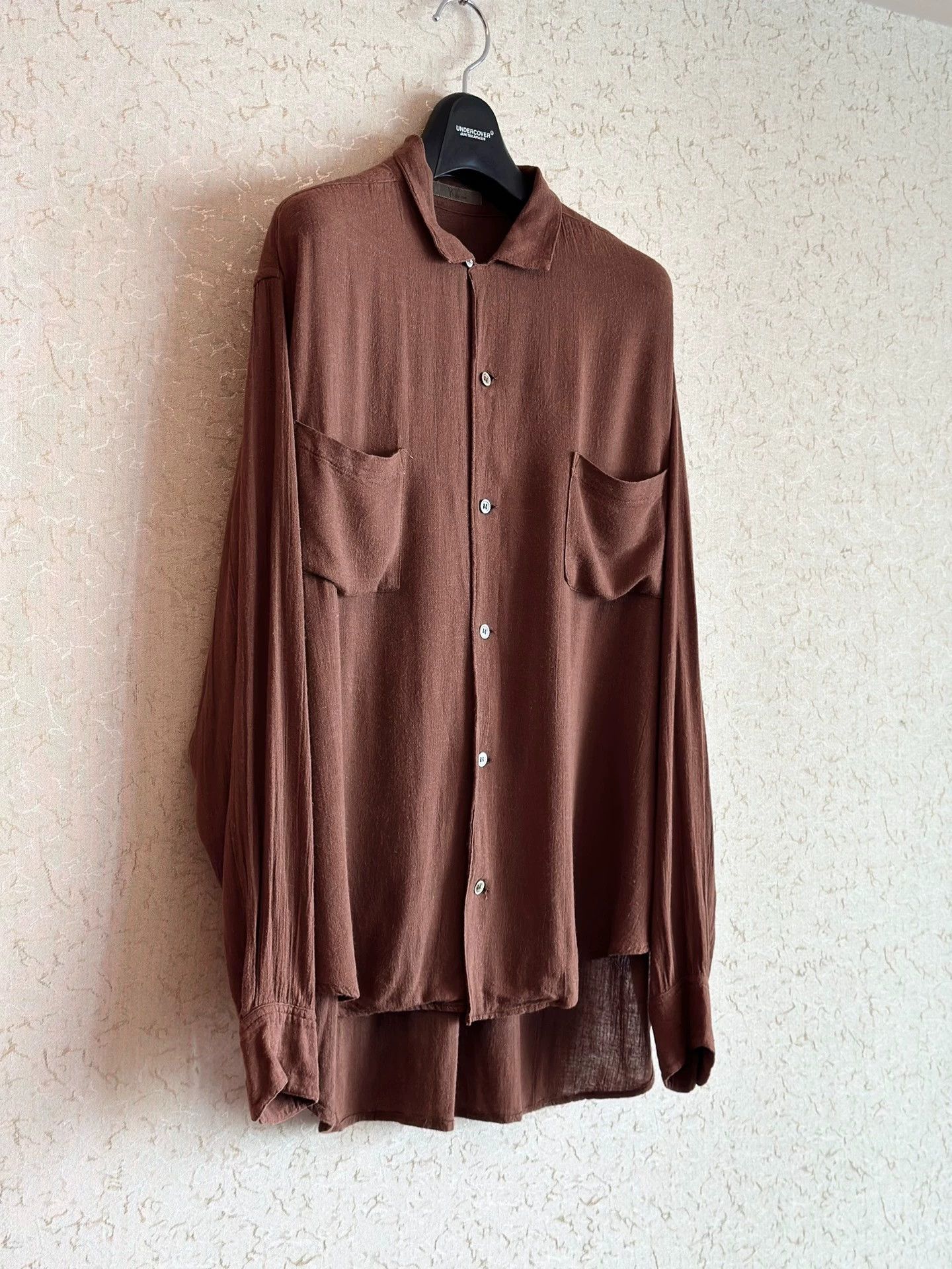 Y's for Men Y's Men 80s Rayon Linen Oversized Shirt Size US M / EU 48-50 / 2 - 2 Thumbnail