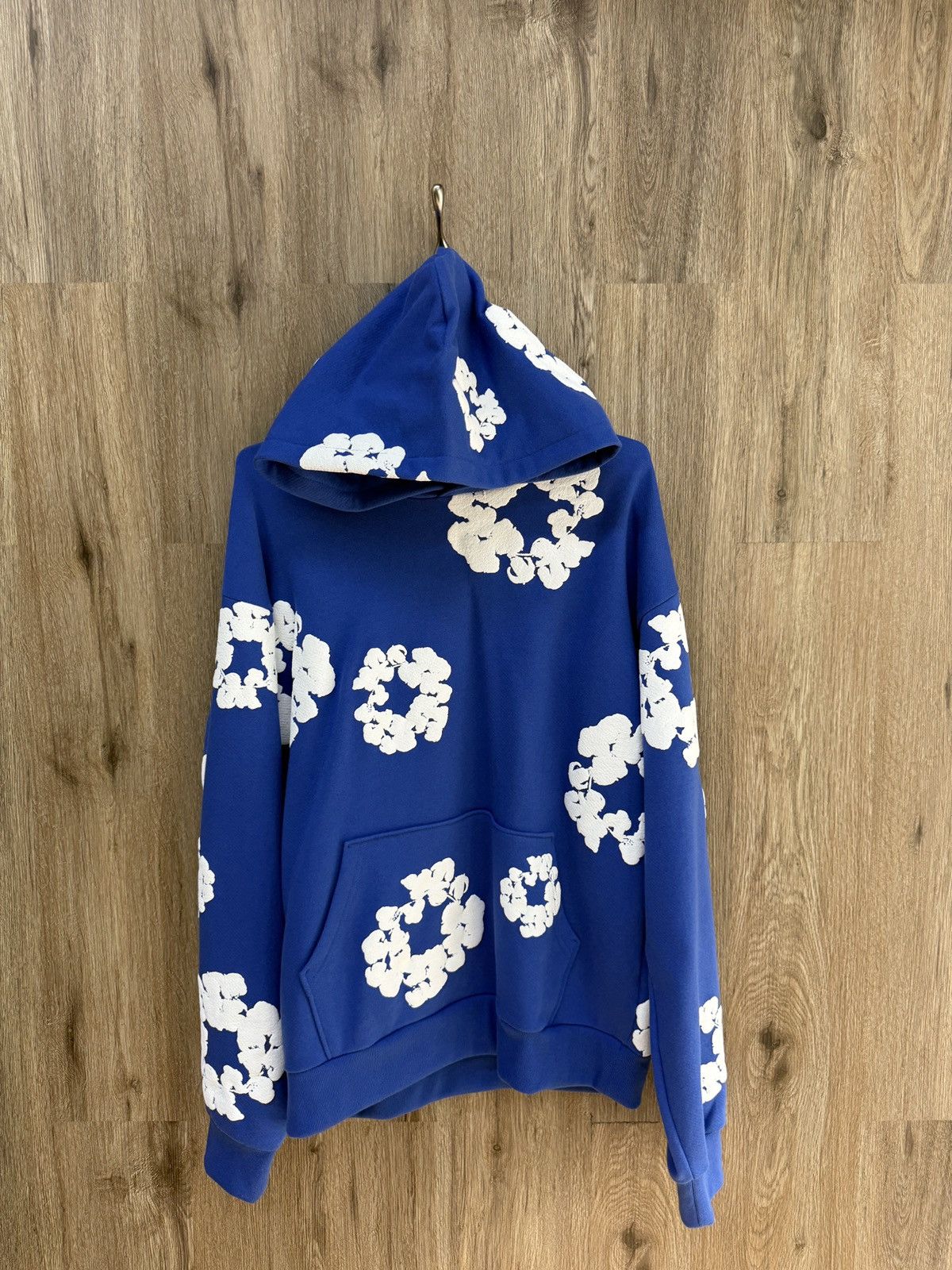 DENIM TEARS Denim Tear Baby Blue Flower Hoodie Size US L / EU 52-54 / 3 - 1 Thumbnail