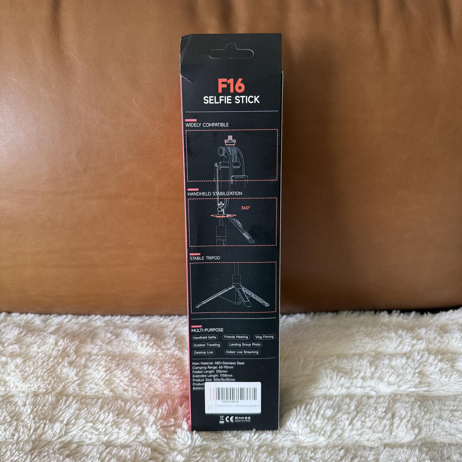 Other Black Selfie Stick with Foldable Design Size ONE SIZE - 2 Thumbnail