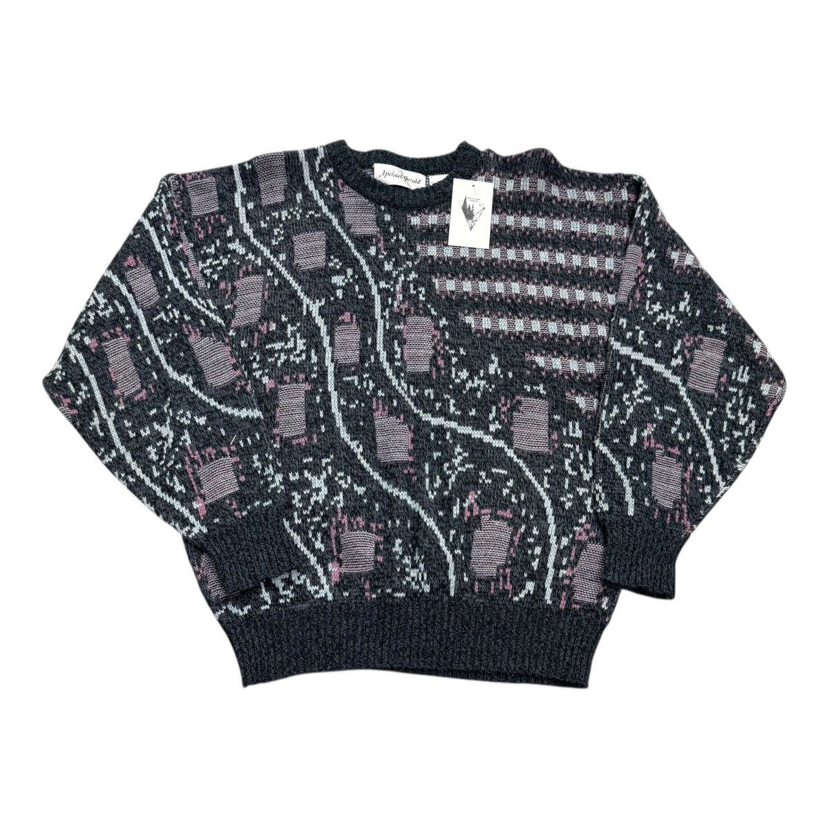 Vintage Vintage Michael Gerald Geometric Sweater Men's Medium Size US M / EU 48-50 / 2 - 1 Thumbnail