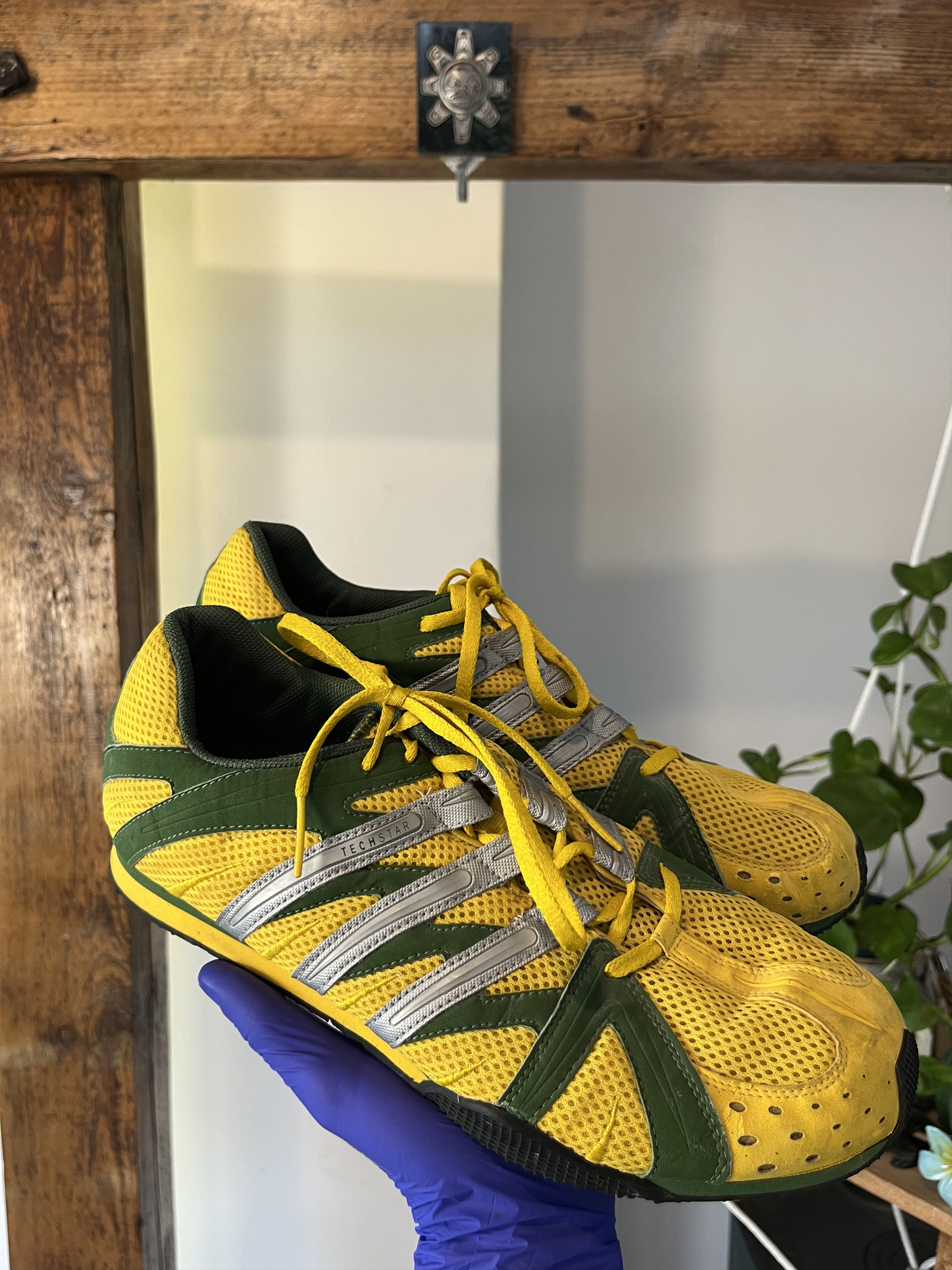 Adidas Vintage 2005 Adidas Techstar Brasil Sneakers Blokecore Size US 10.5 / EU 43-44 - 1 Thumbnail