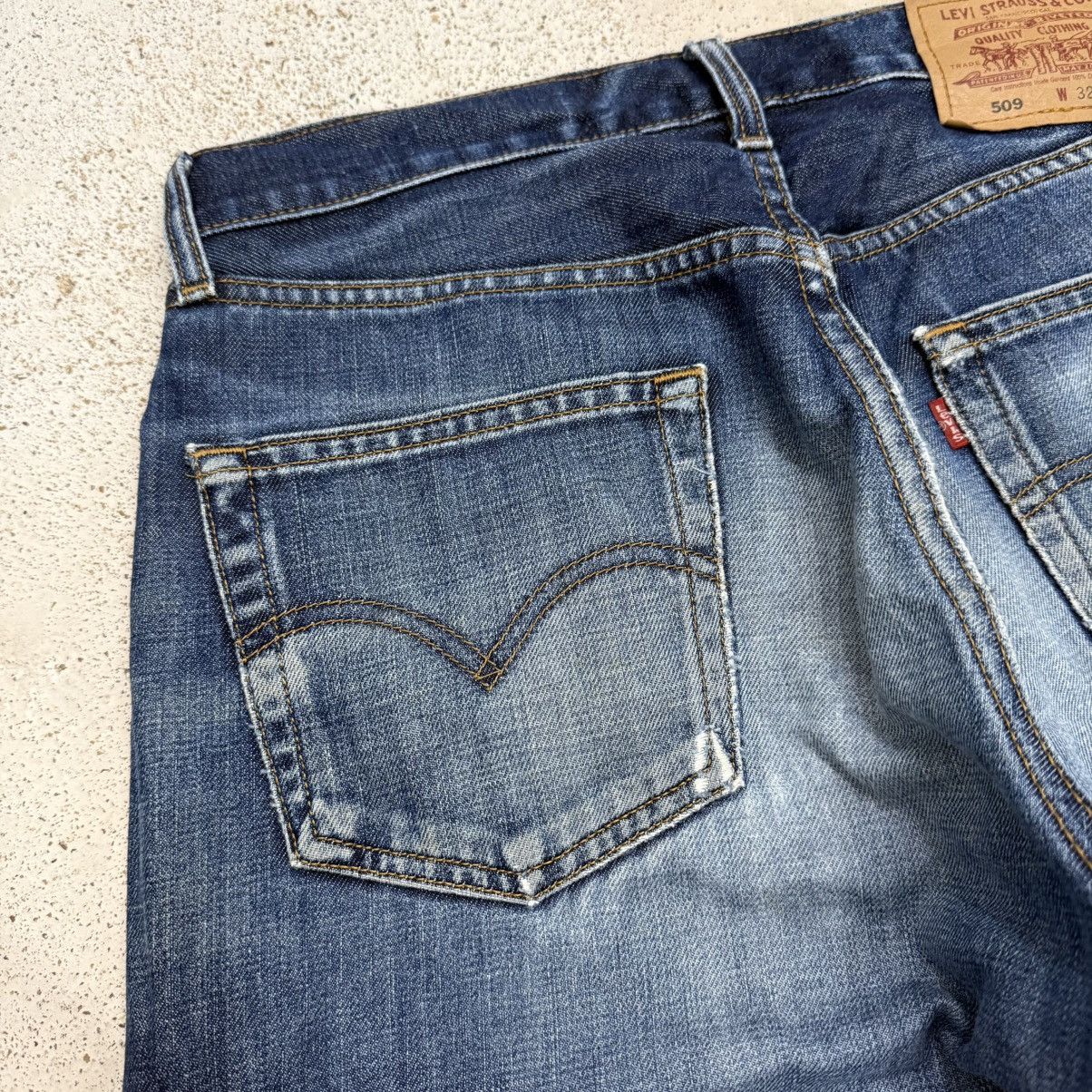 Levi's Vintage 98’s Levis 509 Distressed Buttonfly Denim Pants Size US 33 - 17 Thumbnail