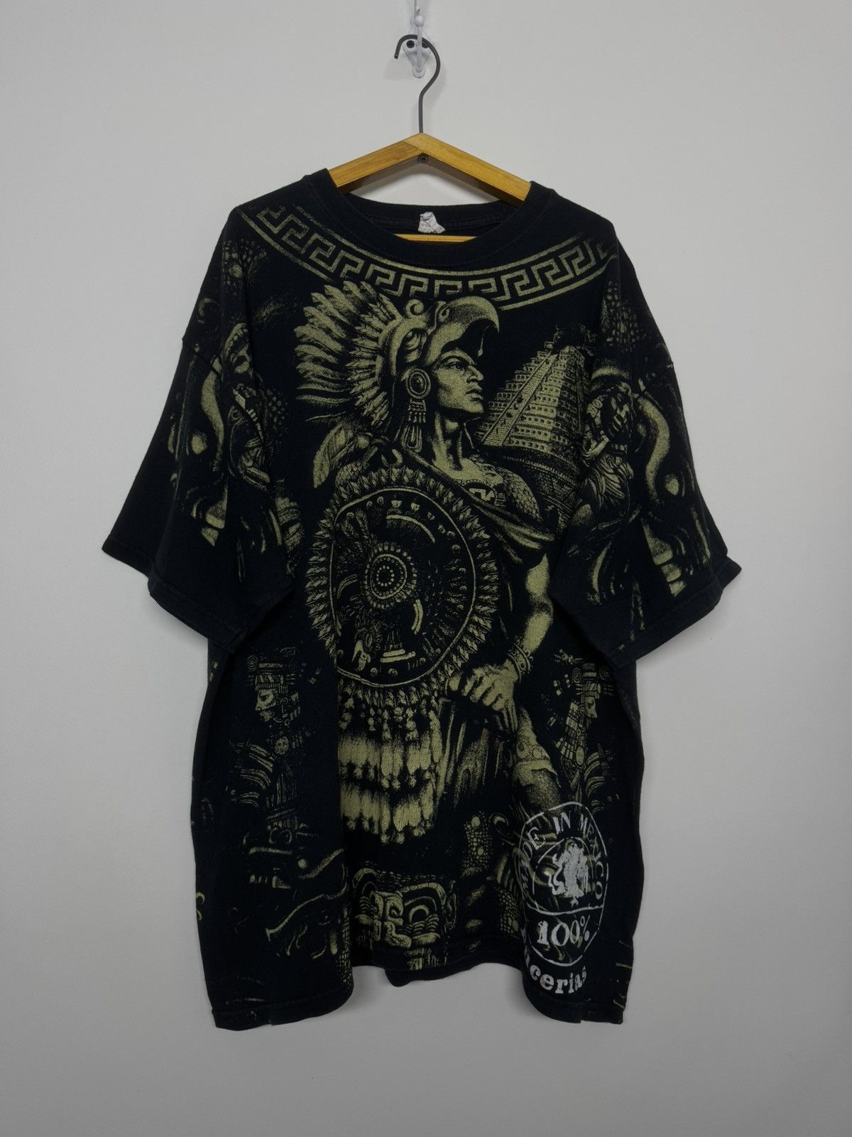 Vintage Vintage Aztex Puerio Vallarta Mexico All Over Print Shirt Size US XXL / EU 58 / 5 - 2 Thumbnail