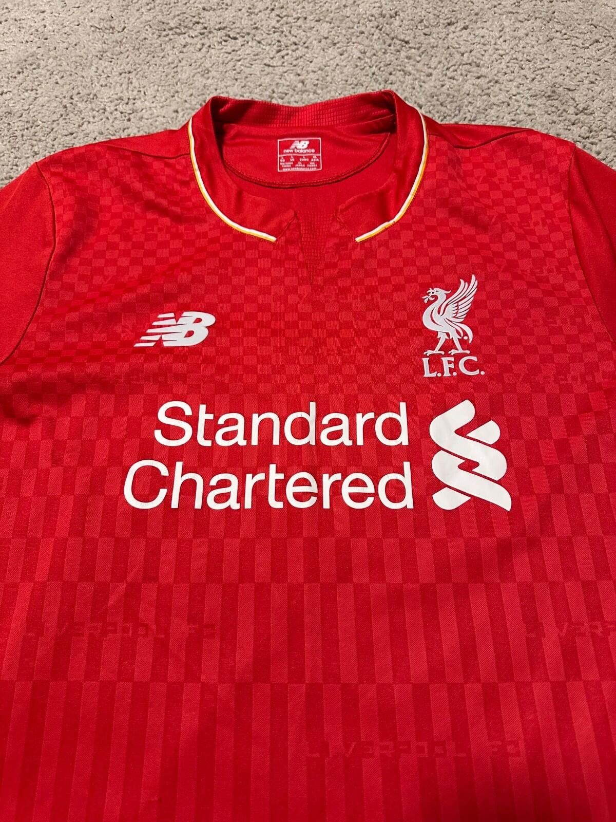 New Balance COUTINHO #10 New Balance Liverpool FC 2015/16 Home Shirt Size US L / EU 52-54 / 3 - 3 Thumbnail