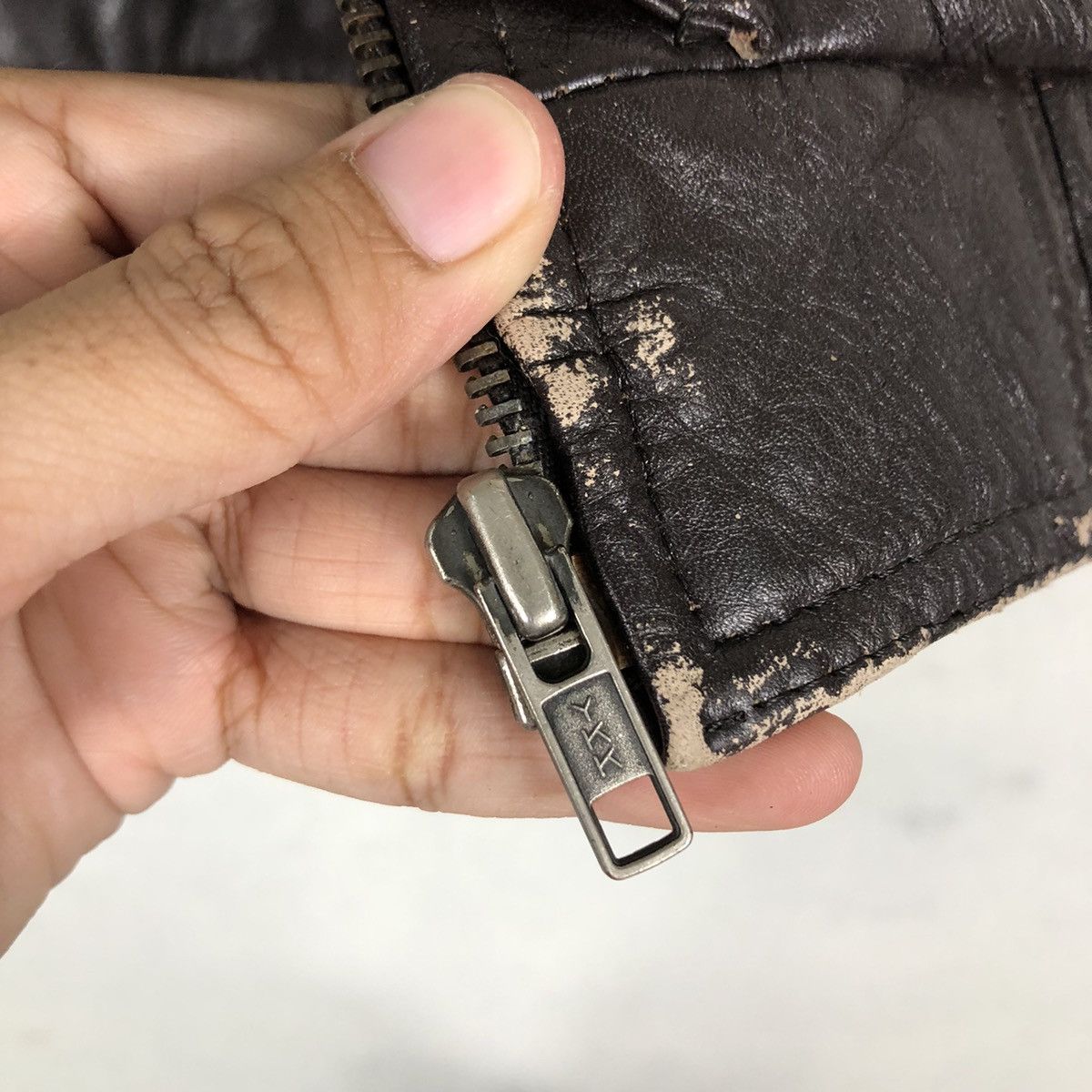 Japanese Brand 🔥Vintage Biker Leather Jacket Military Design Issey Miyake Size US M / EU 48-50 / 2 - 17 Thumbnail