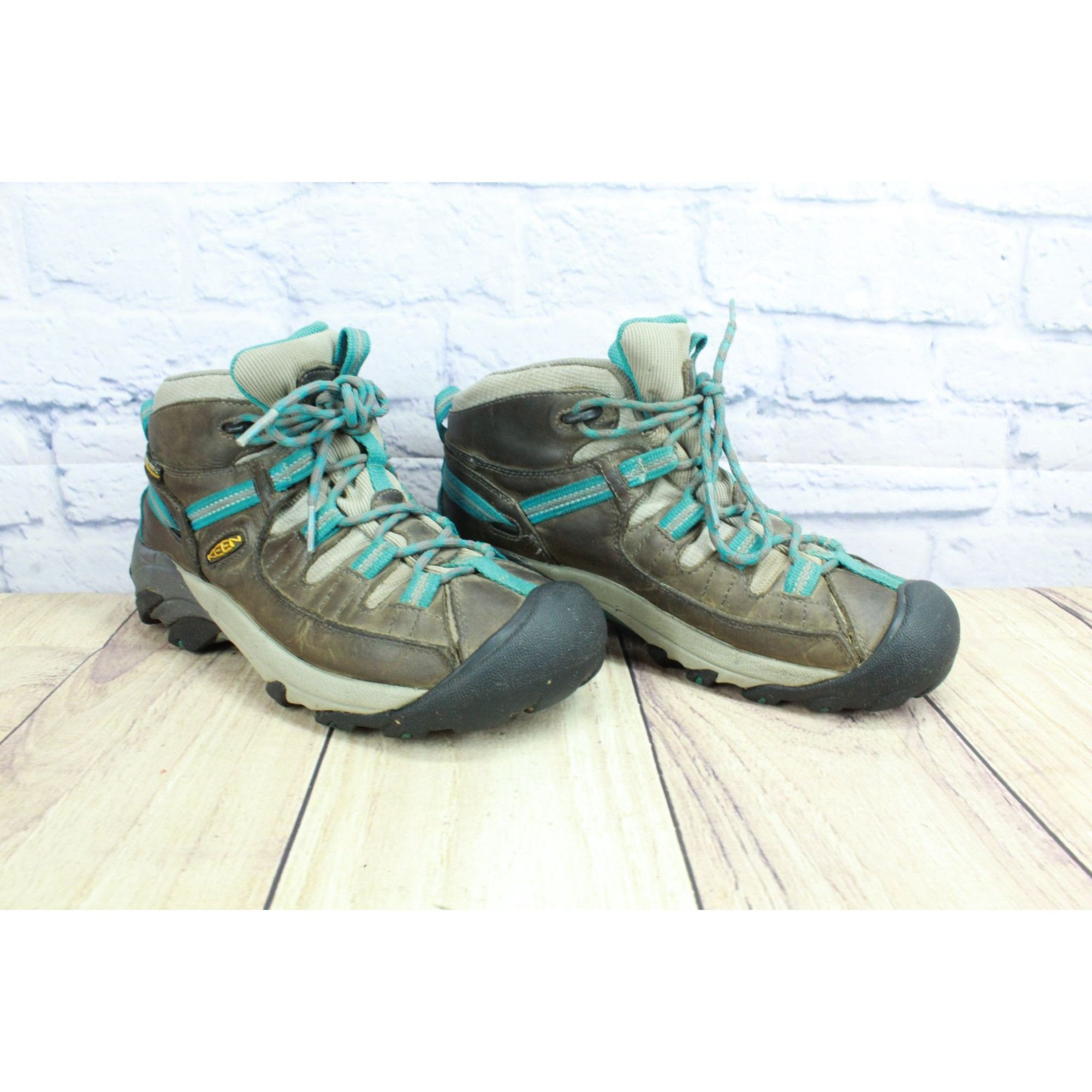 KEEN Keen Targhee II Women's Leather Dry Waterproof Hiking Boots Size US 8.5 / IT 38.5 - 3 Thumbnail