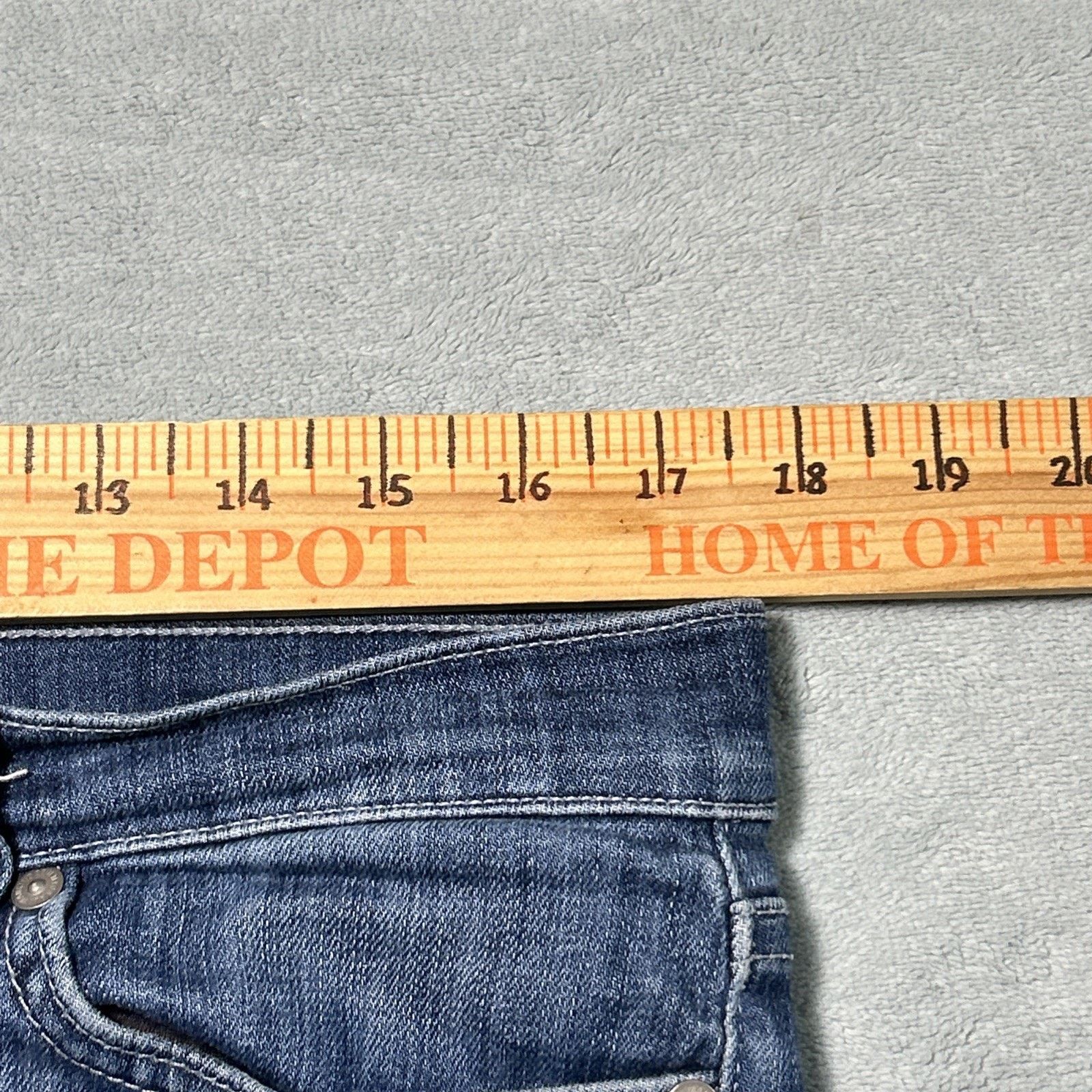 7 For All Mankind 7 For All Mankind Straight Jeans 35x33 Rhinestone Skinny Size 35" - 17 Thumbnail
