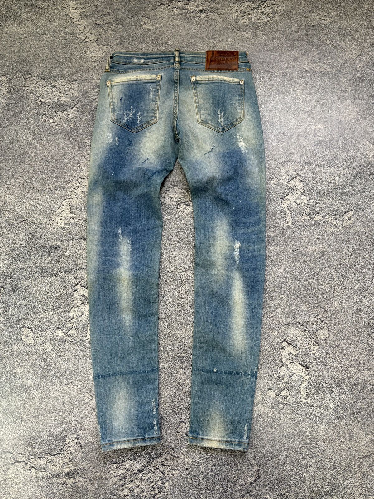 Dsquared2 Dsquared2 Women's Slim Distressed Jeans Blue 36 IT / 0 US Size 25" / US 0 / IT 36 - 2 Thumbnail
