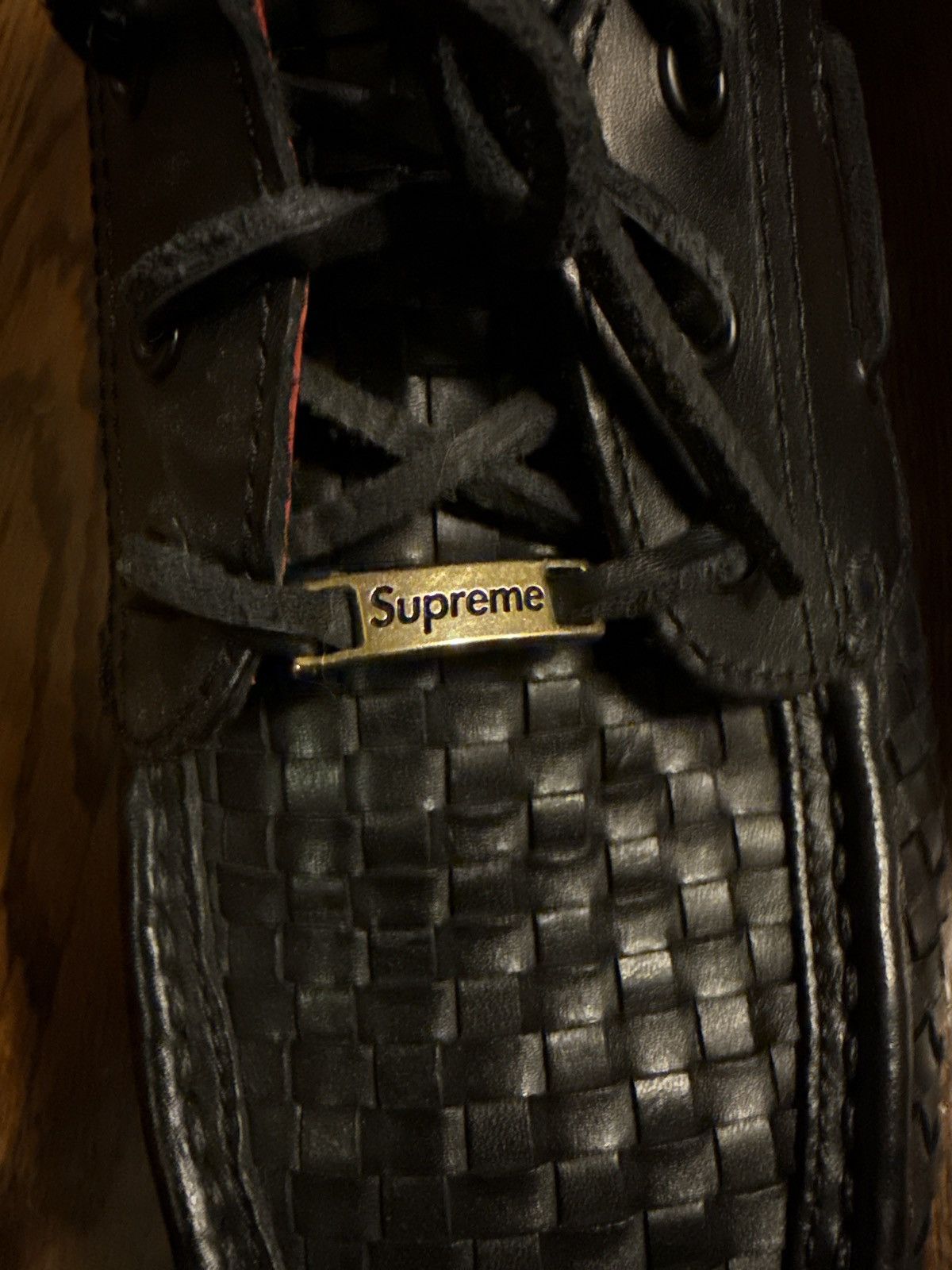 Supreme × Timberland Supreme x Timberland Woven Leather Boat Shoe Size US 10.5 / EU 43-44 - 5 Thumbnail
