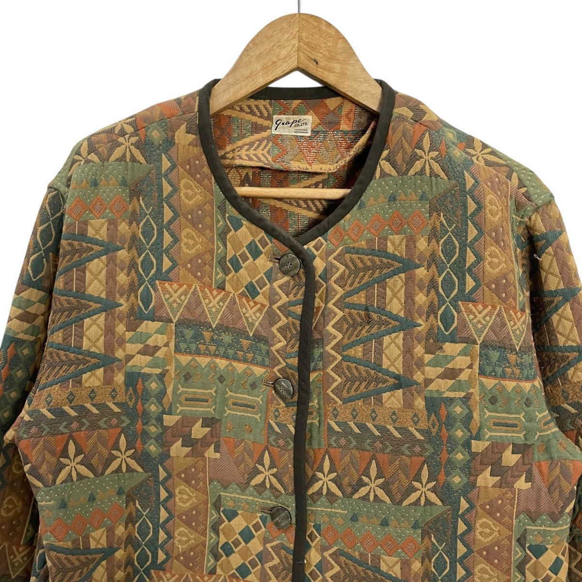 Japanese Brand Vintage Grape Yokohama Motomachi Art Jacket Size XL / US 12-14 / IT 48-50 - 2 Thumbnail