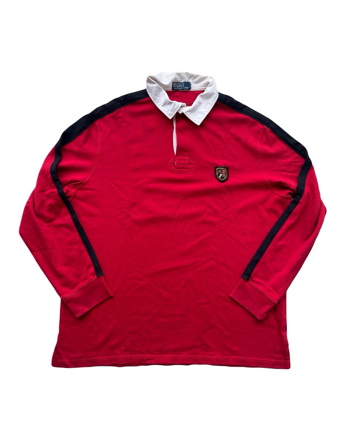 Polo Ralph Lauren vintage 90s polo ralph lauren rugby shirt rare colourway Size US XL / EU 56 / 4 - 1 Thumbnail